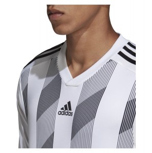 Adidas STRIPED 19 LONG SLEEVE FOOTBALL SHIRT White-Black