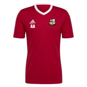 adidas Entrada 22 Short Sleeve Jersey Team Power Red