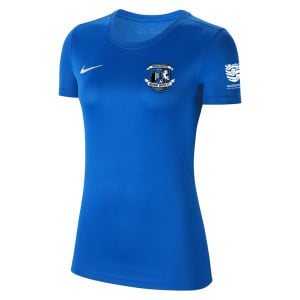 Nike Womens Park VII Dri-FIT Short Sleeve Shirt (W) Royal Blue-White