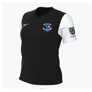 Nike Womens Tiempo Premier II Jersey S/S (W) Black-White-White