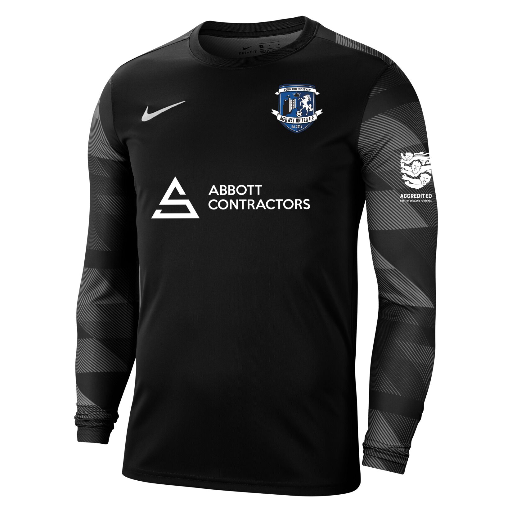 Nike Park IV Goalkeeper Dri-FIT Jersey - Black/White/White