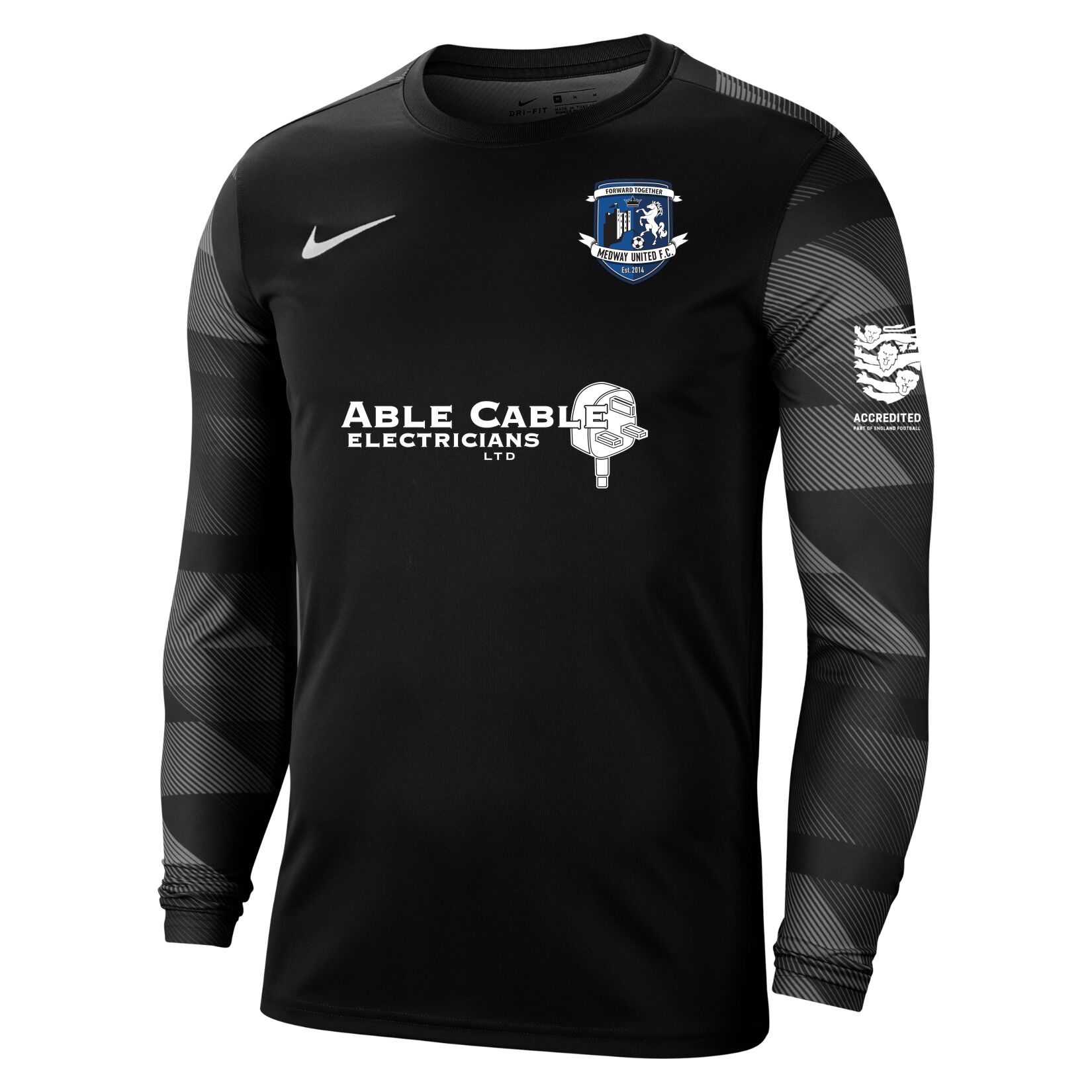Nike Park IV Goalkeeper Dri-FIT Jersey - Black/White/White