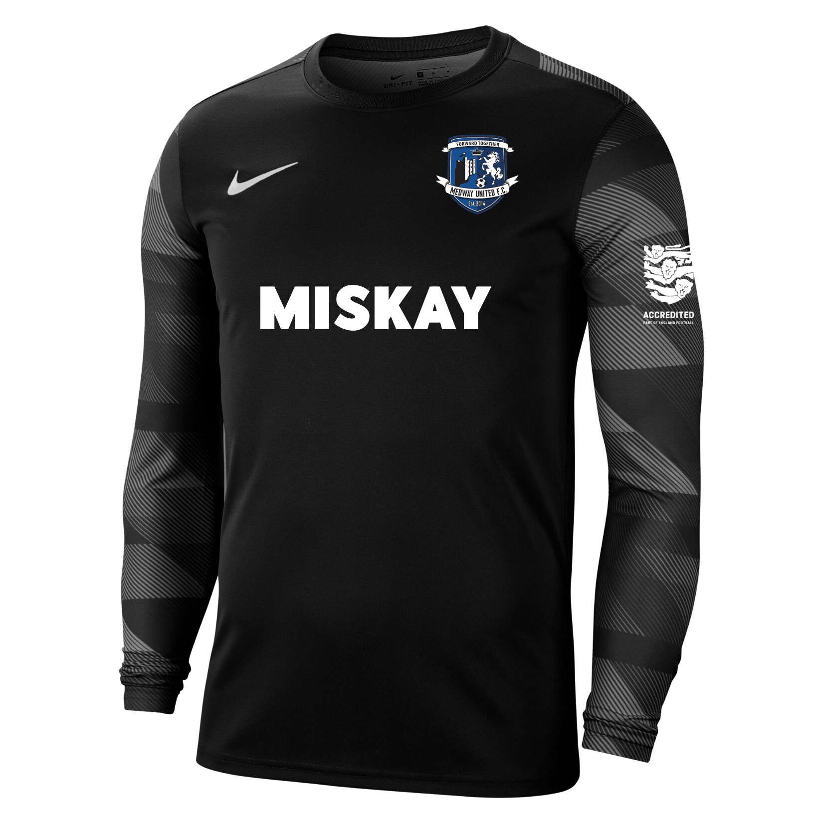 Nike Park IV Goalkeeper Dri-FIT Jersey - Black/White/White