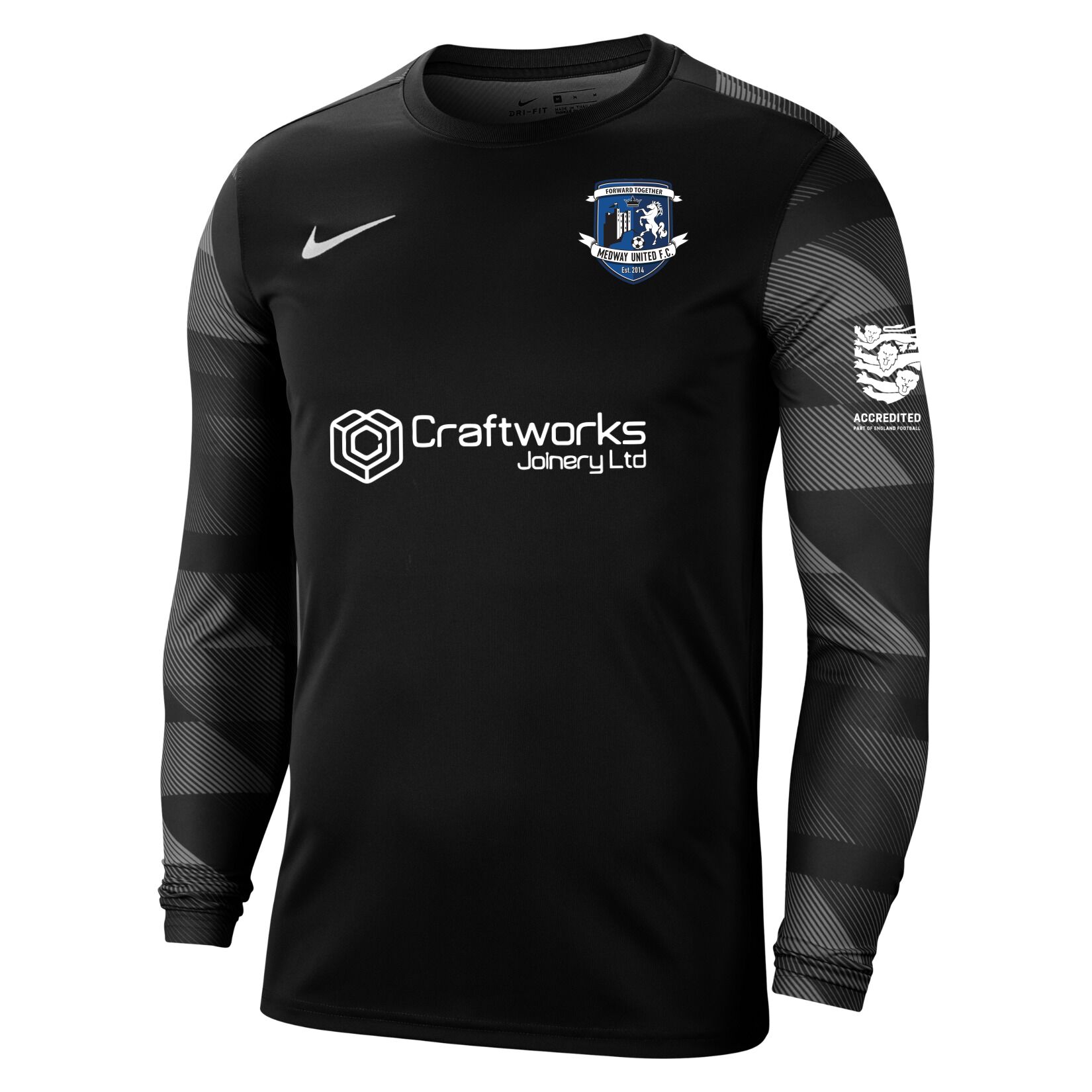 Nike Park IV Goalkeeper Dri-FIT Jersey - Black/White/White
