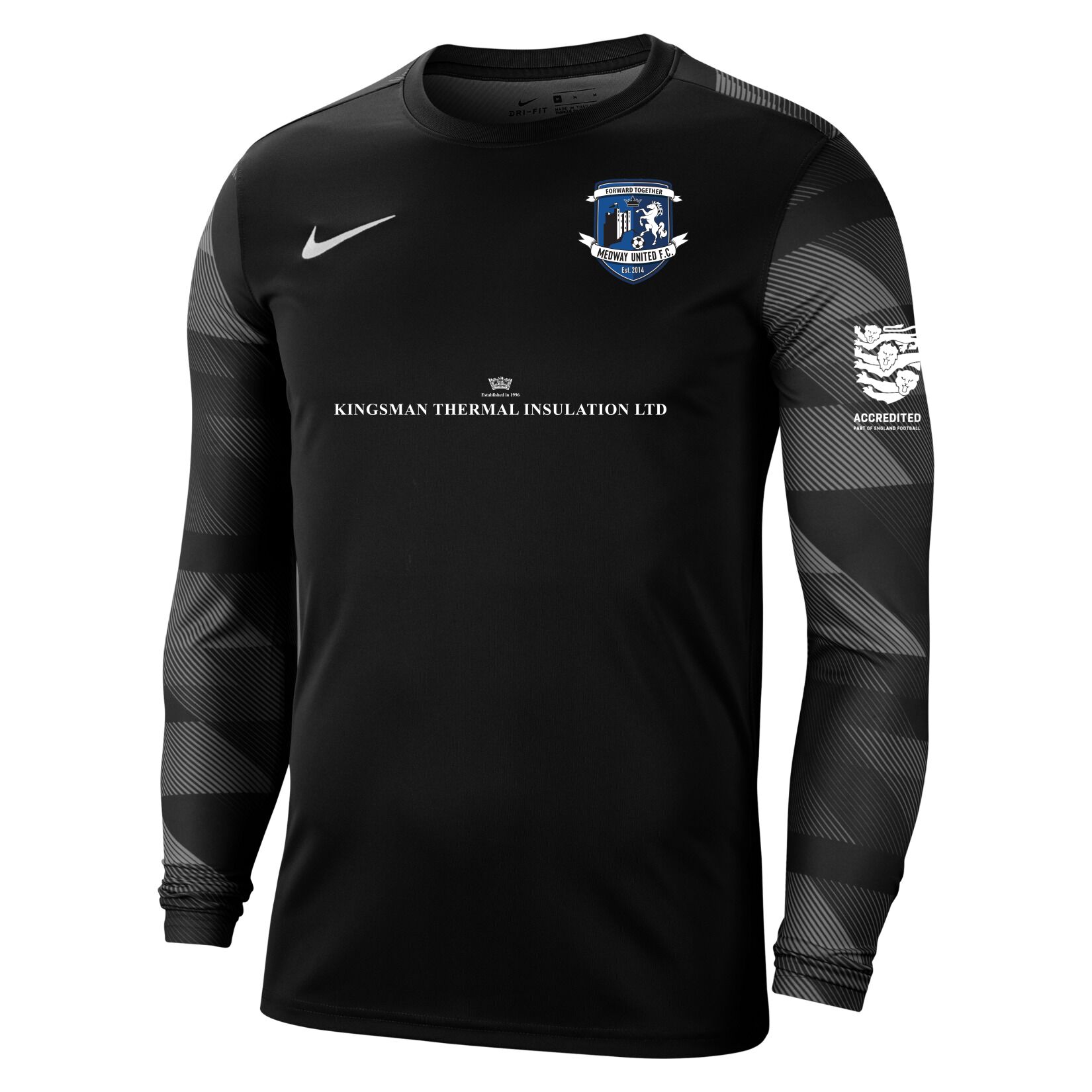 Nike Park IV Goalkeeper Dri-FIT Jersey - Black/White/White