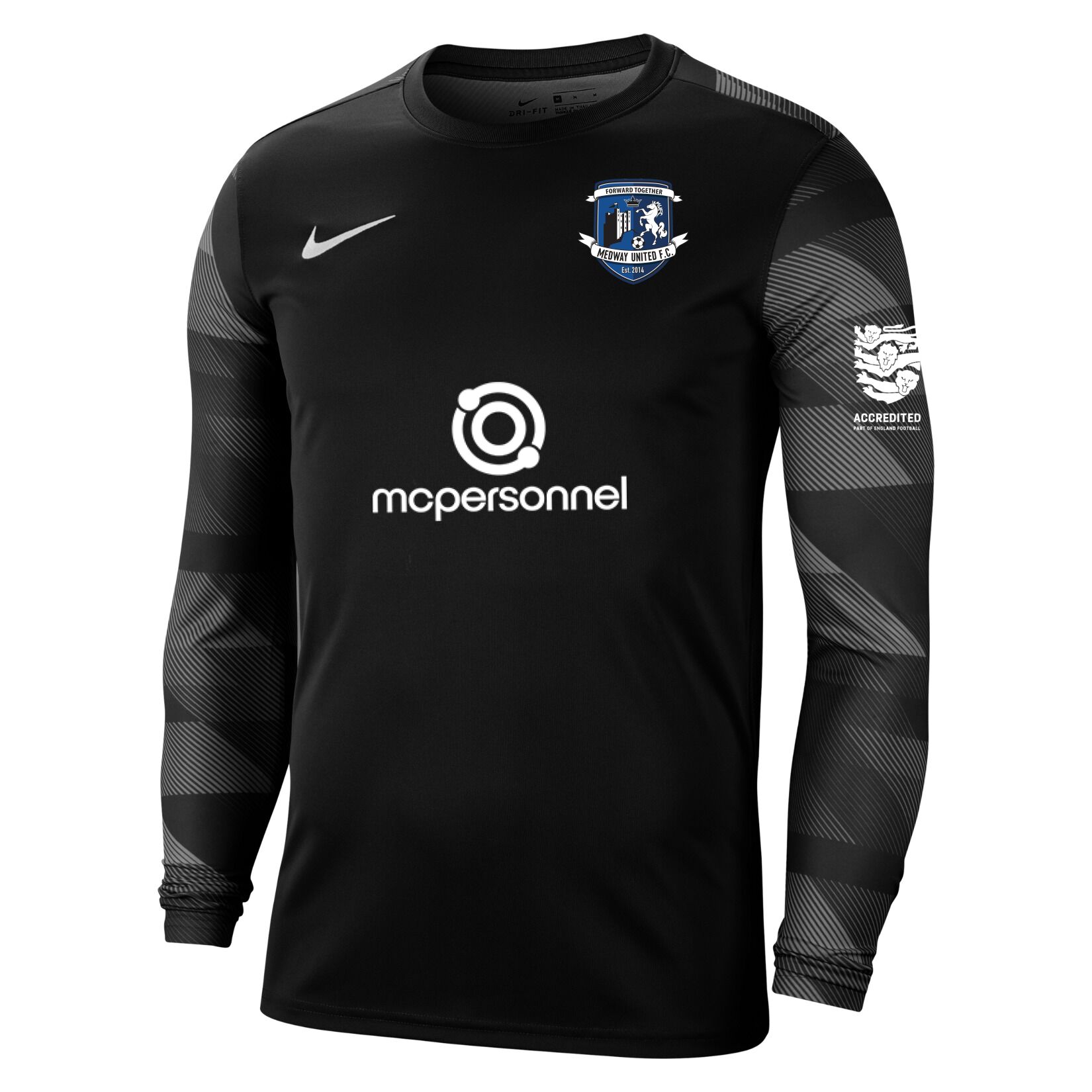 Nike Park IV Goalkeeper Dri-FIT Jersey - Black/White/White
