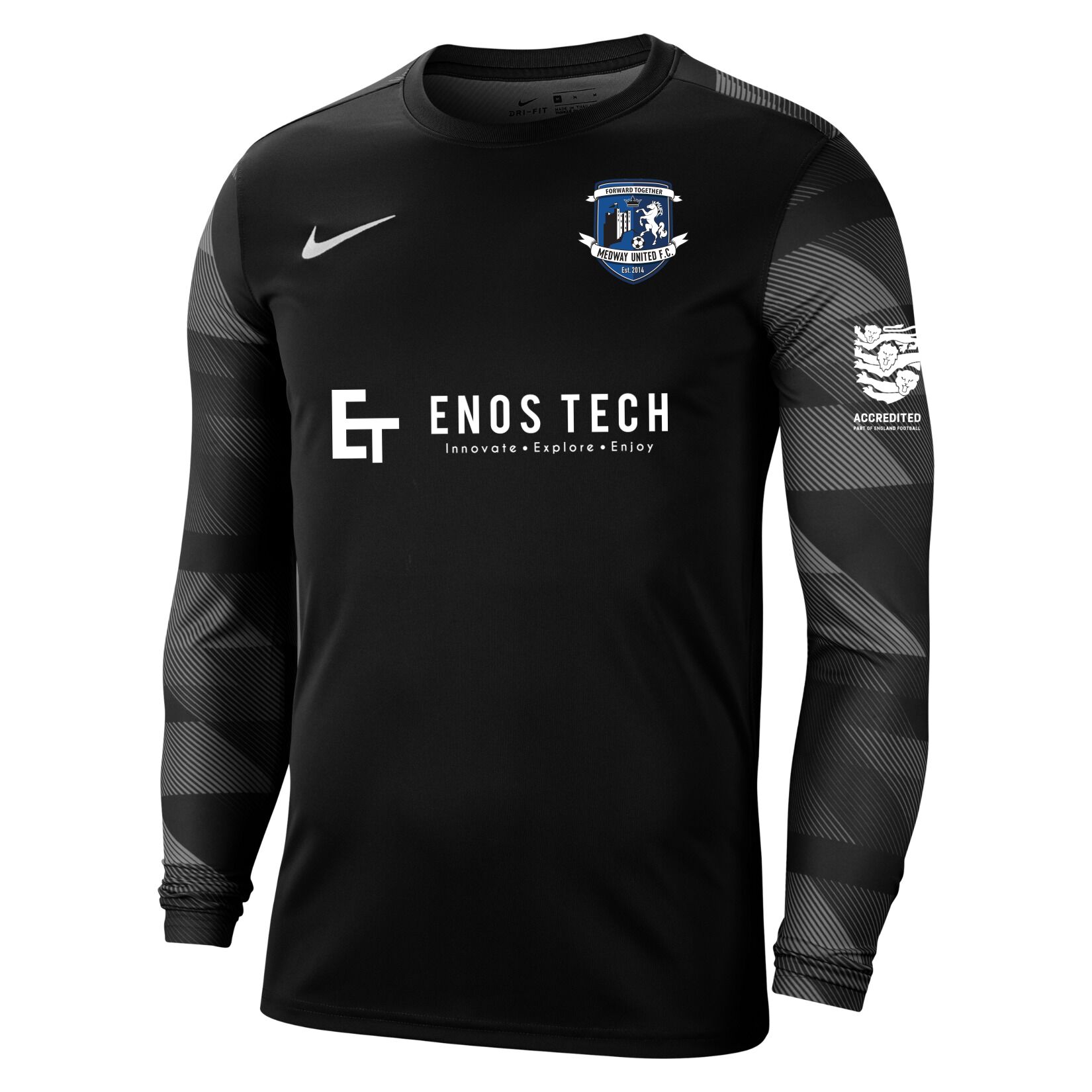 Nike Park IV Goalkeeper Dri-FIT Jersey - Black/White/White