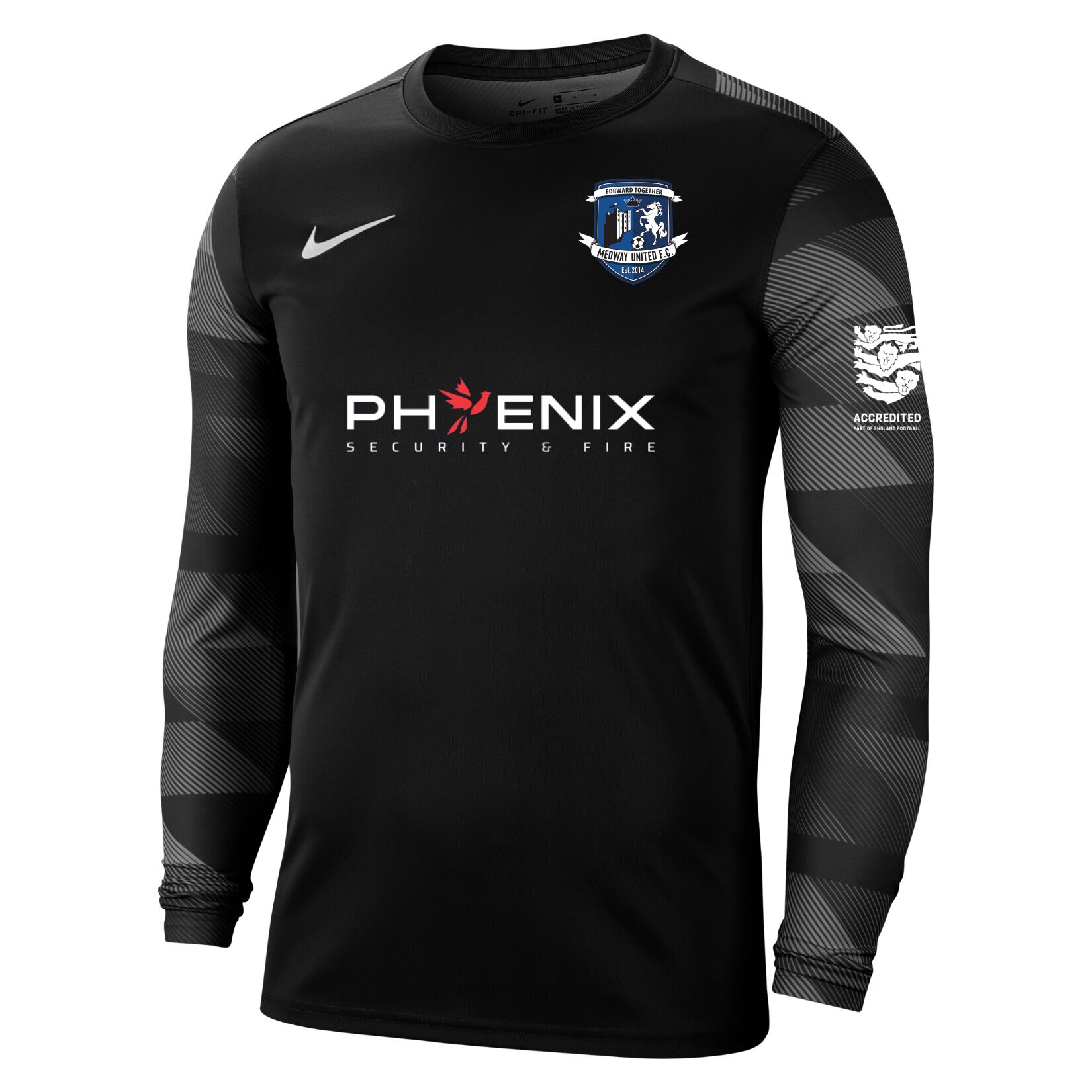 Nike Park IV Goalkeeper Dri-FIT Jersey - Black/White/White