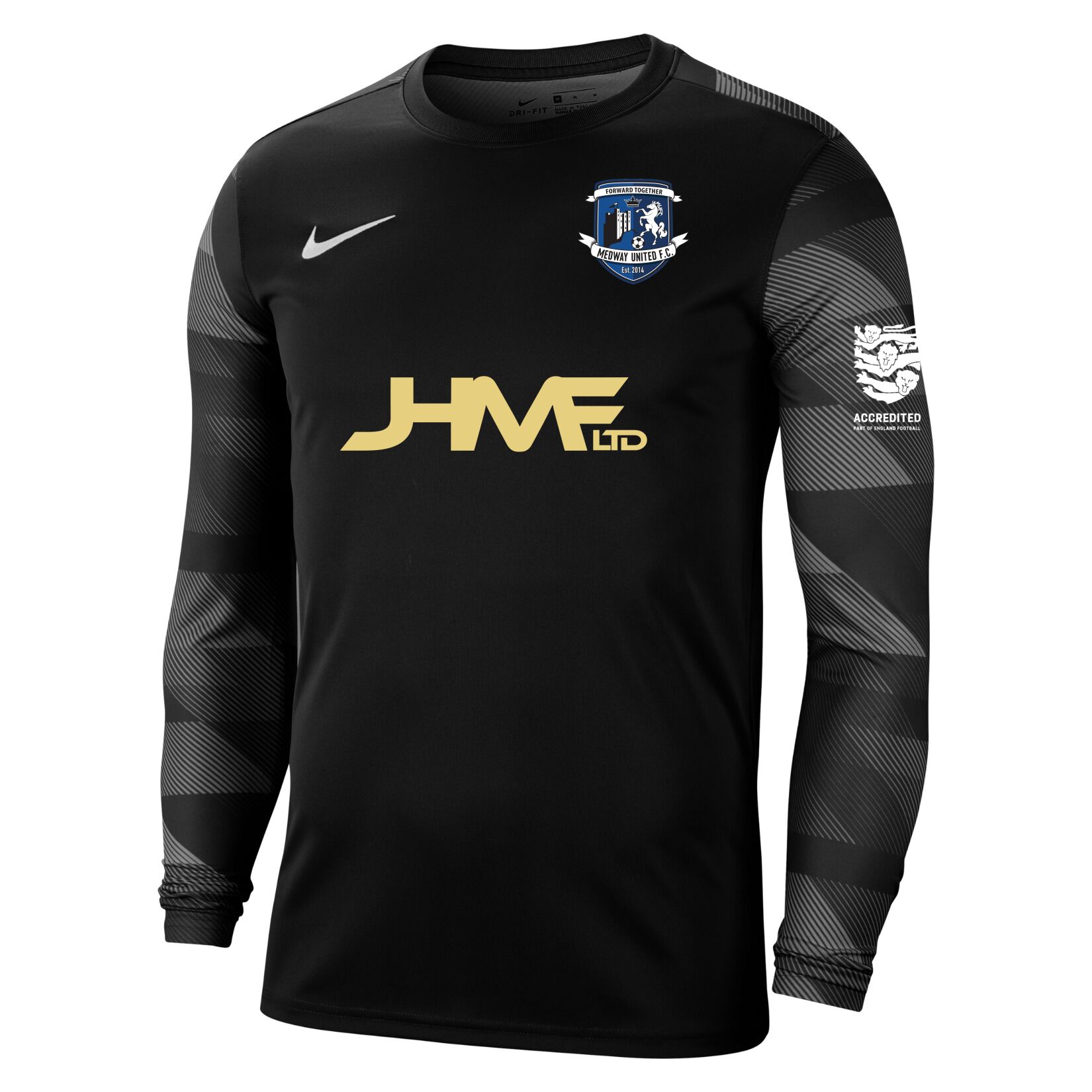Nike Park IV Goalkeeper Dri-FIT Jersey - Black/White/White