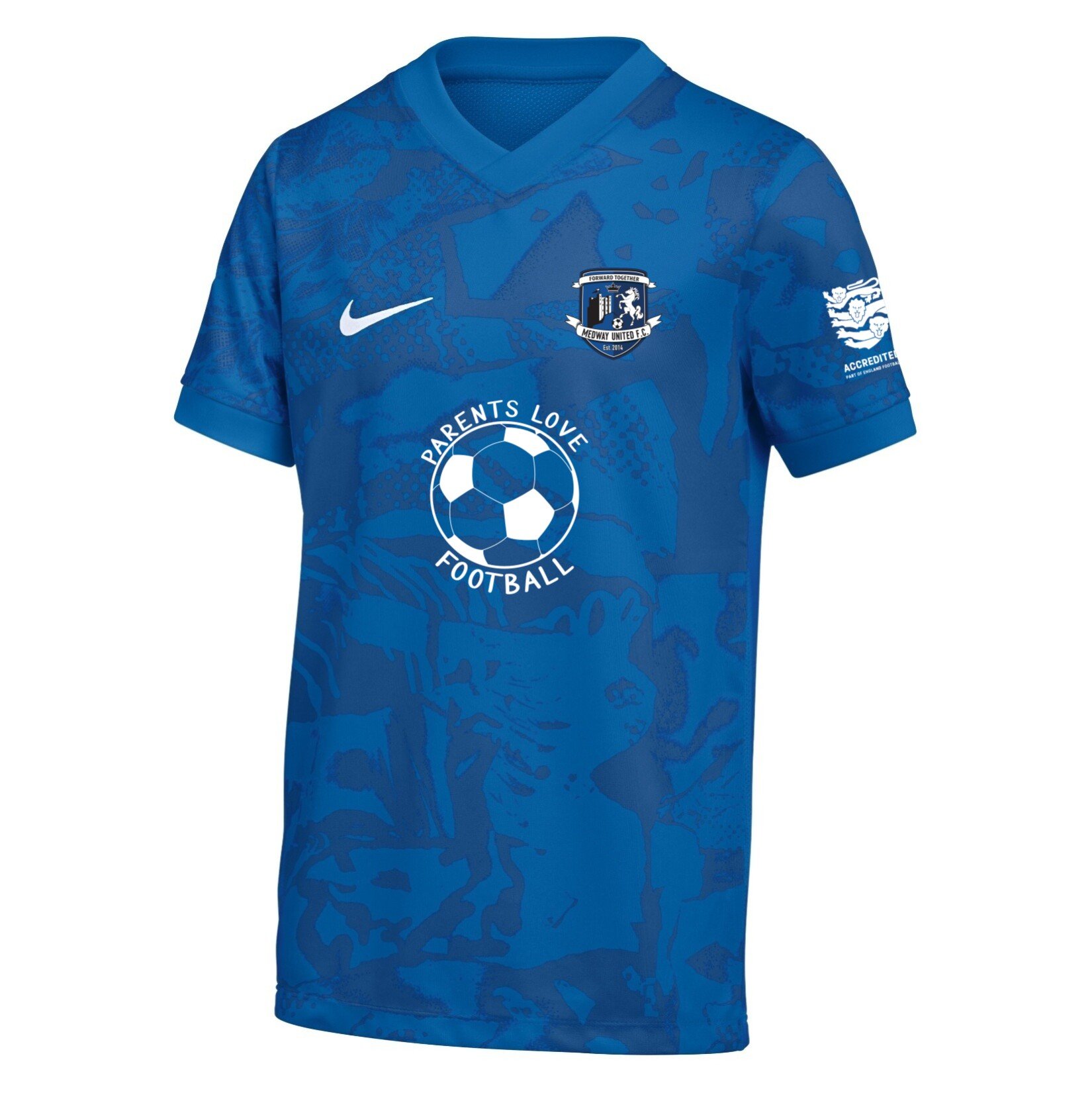 Nike Dri-FIT Precision VII Jersey - Royal Blue/Obsidian/Obsidian/White