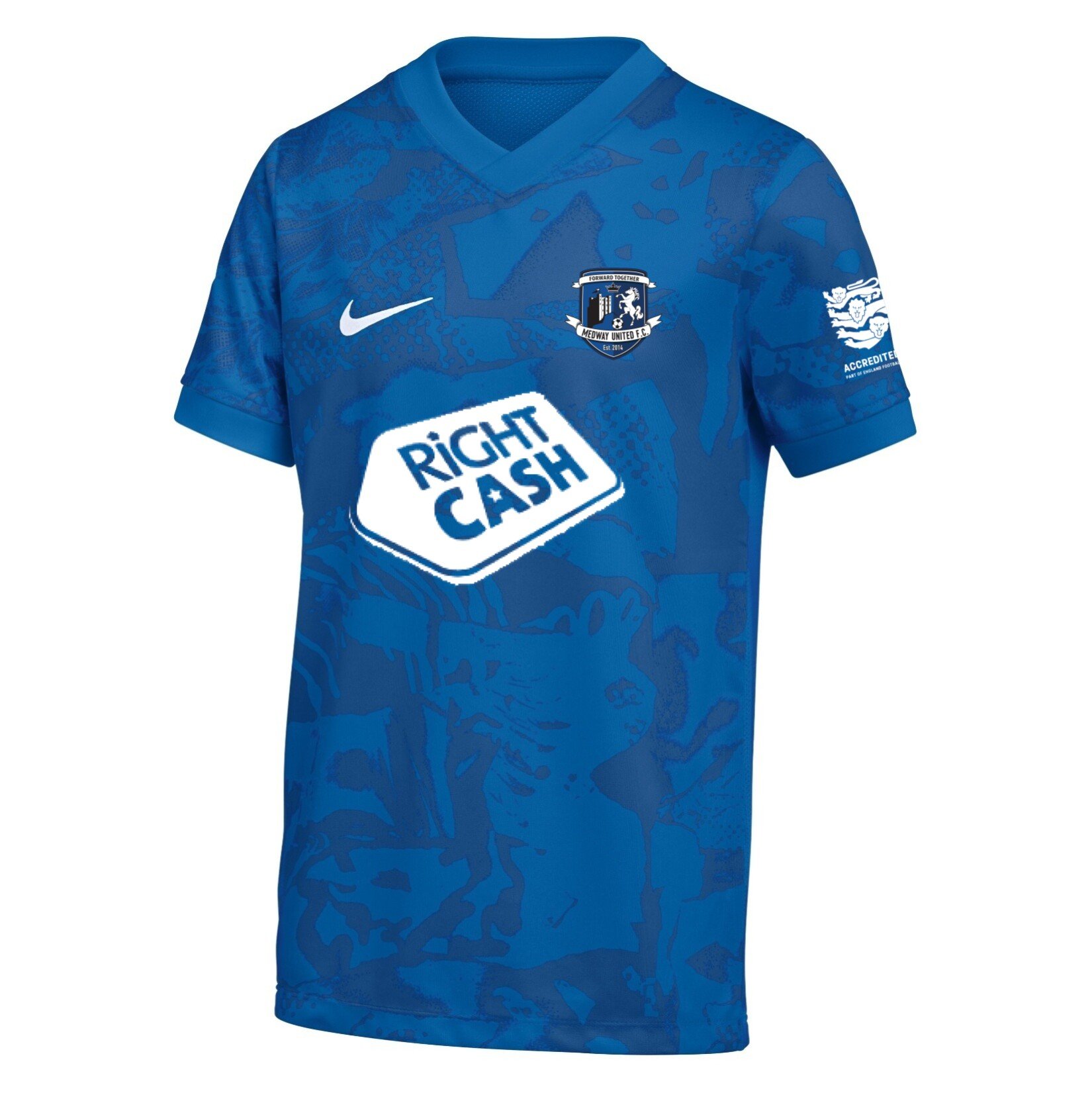 Nike Dri-FIT Precision VII Jersey - Royal Blue/Obsidian/Obsidian/White