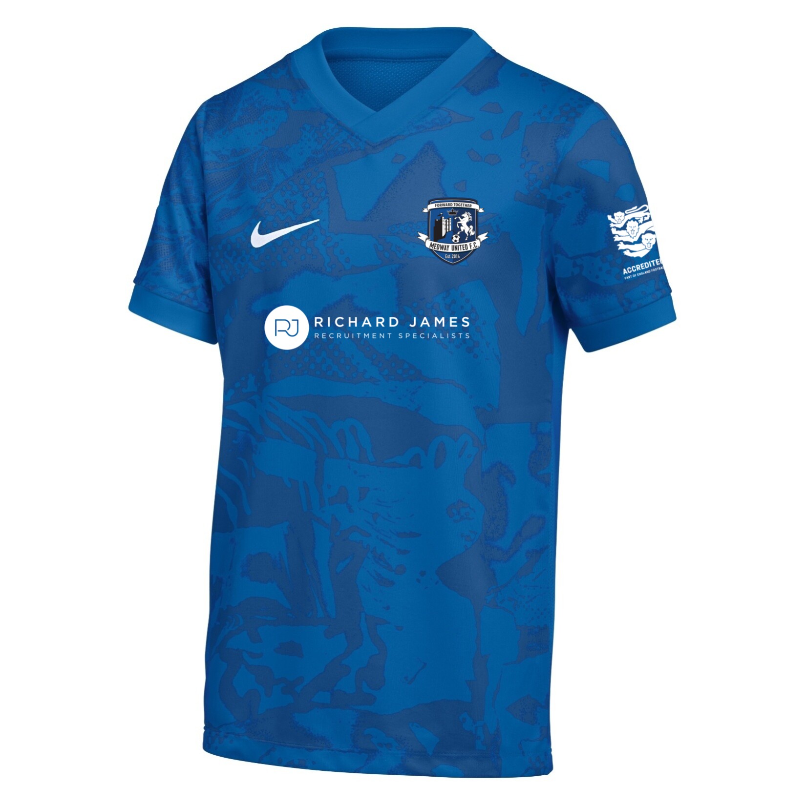 Nike Dri-FIT Precision VII Jersey - Royal Blue/Obsidian/Obsidian/White