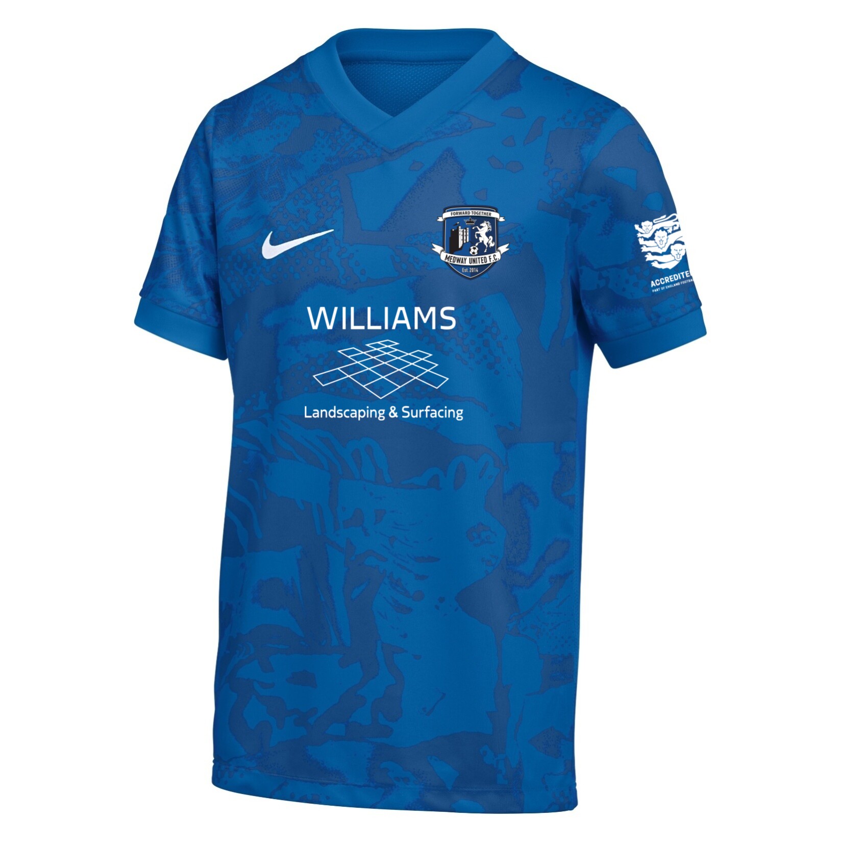 Nike Dri-FIT Precision VII Jersey - Royal Blue/Obsidian/Obsidian/White