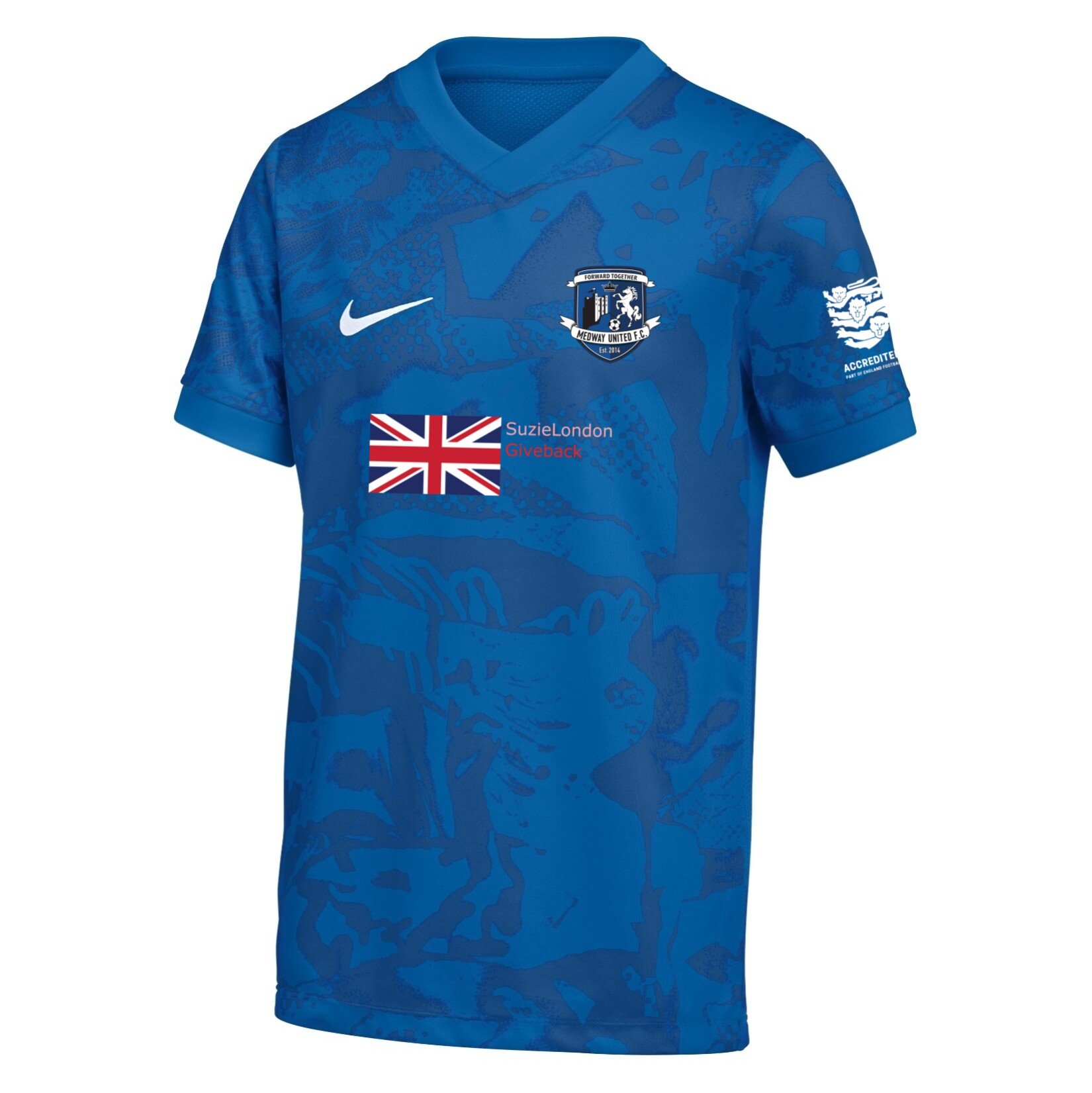 Nike Dri-FIT Precision VII Jersey - Royal Blue/Obsidian/Obsidian/White