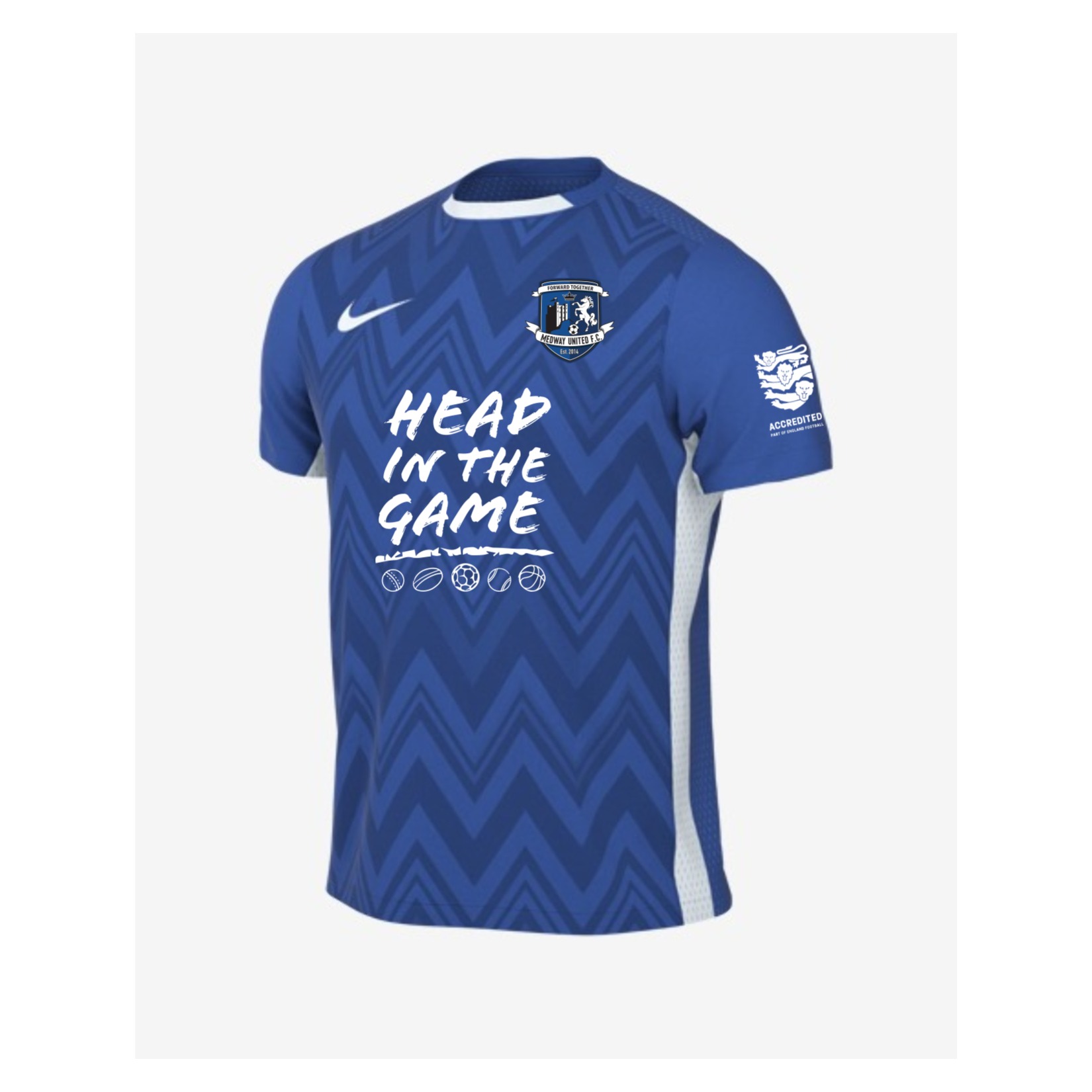 Nike Dri-FIT Challenge V Jersey - Royal Blue/White