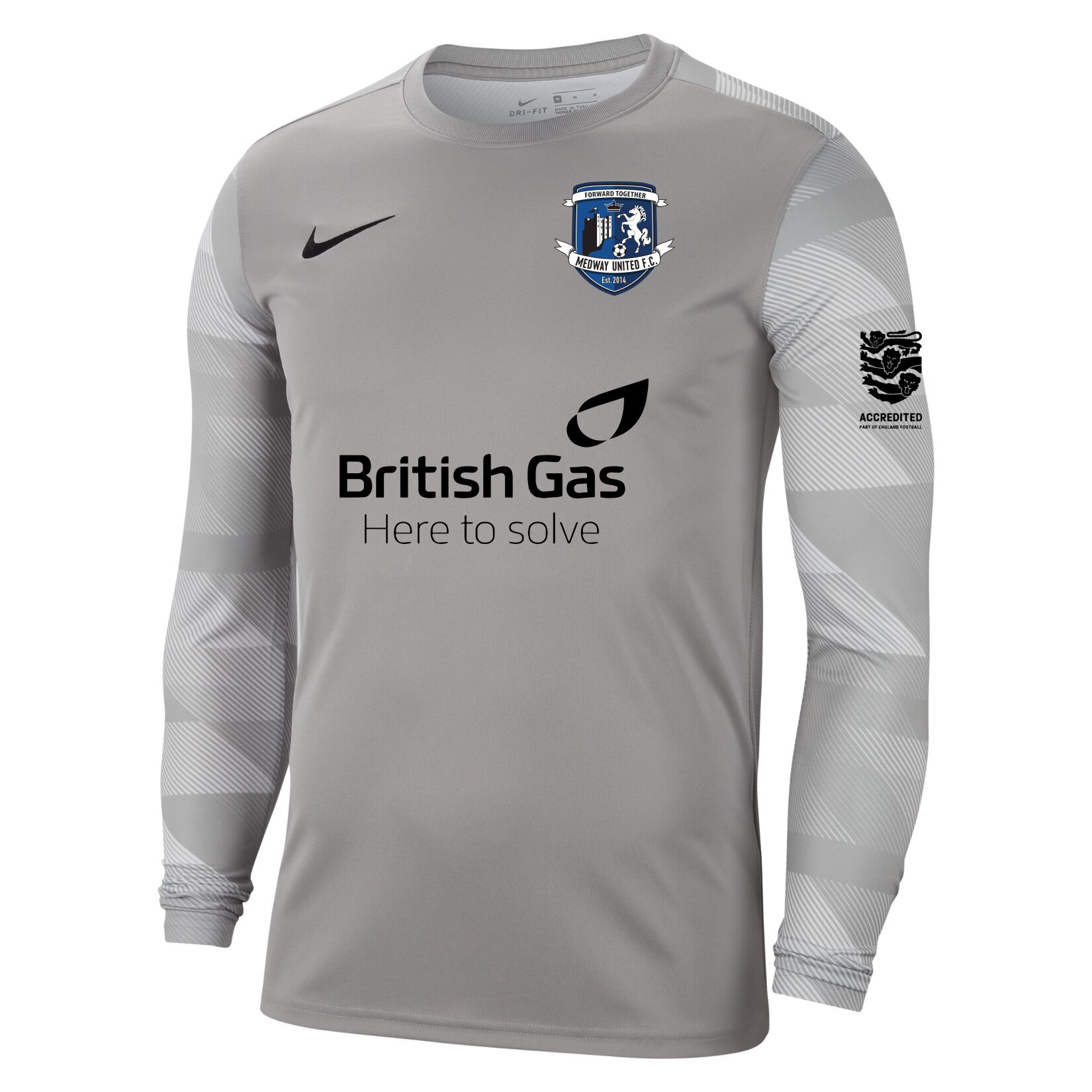 Nike Park IV Goalkeeper Dri-FIT Jersey - Pewter Grey/White/Black