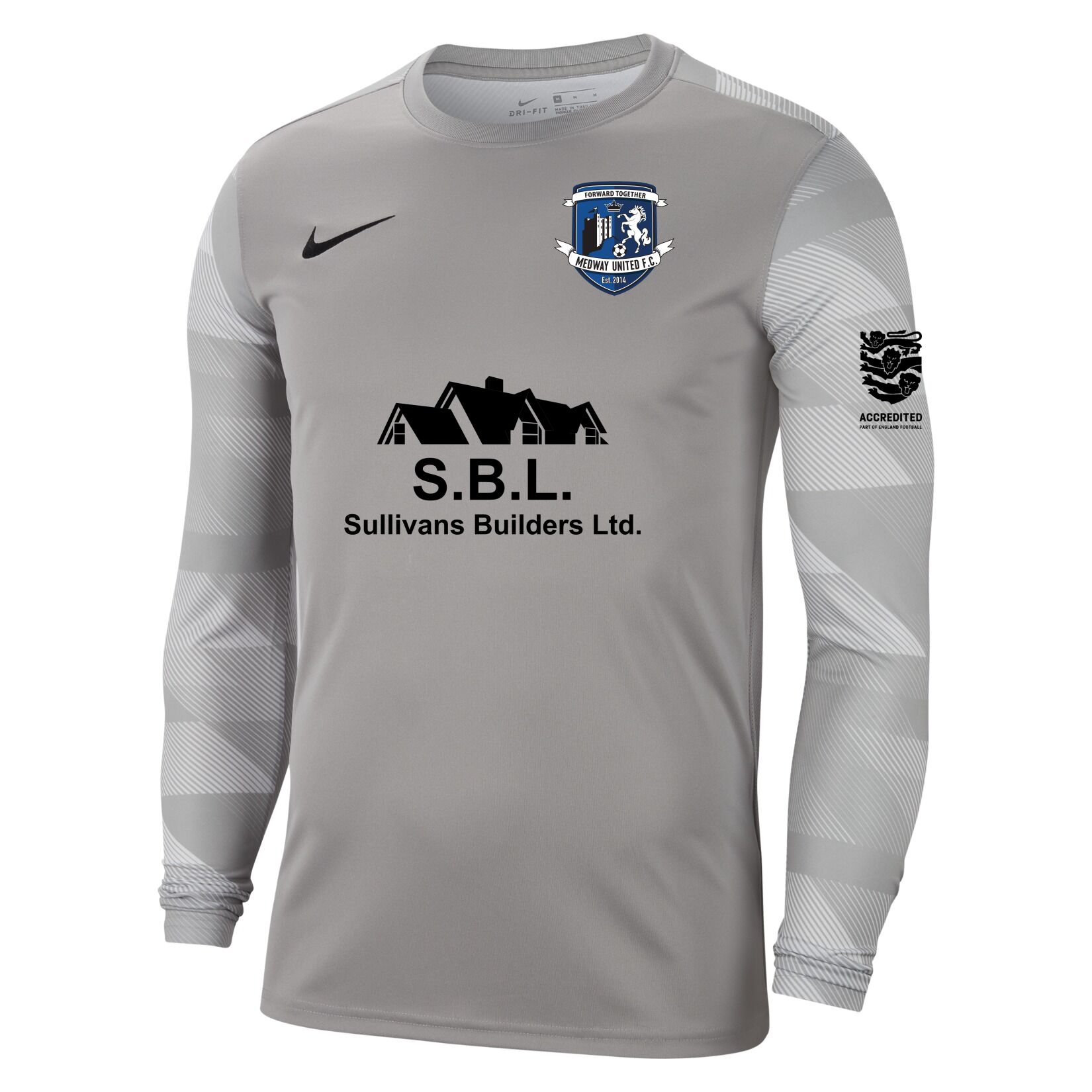 Nike Park IV Goalkeeper Dri-FIT Jersey - Pewter Grey/White/Black
