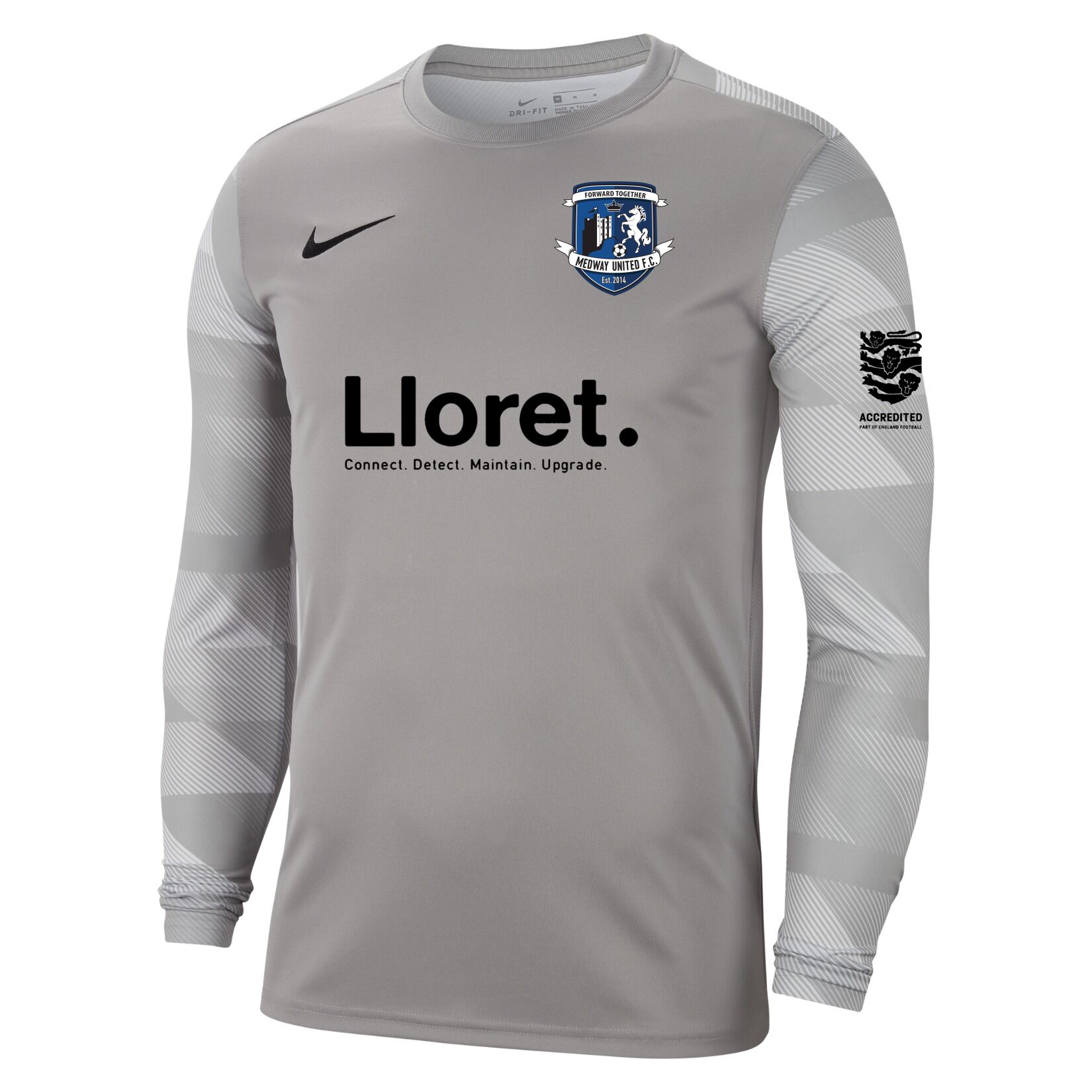 Nike Park IV Goalkeeper Dri-FIT Jersey - Pewter Grey/White/Black