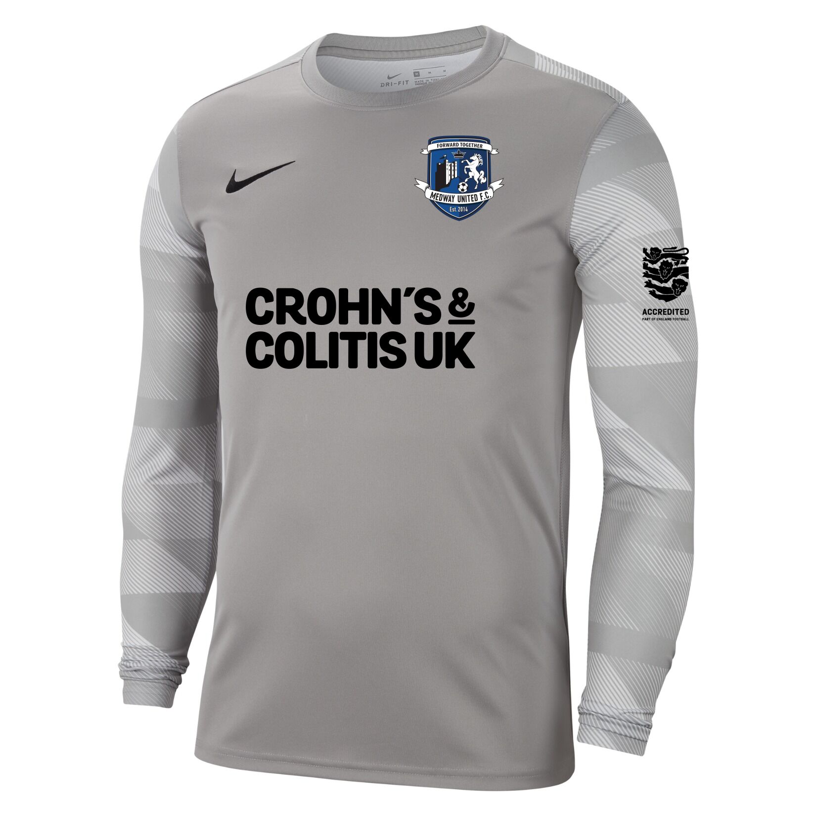 Nike Park IV Goalkeeper Dri-FIT Jersey - Pewter Grey/White/Black