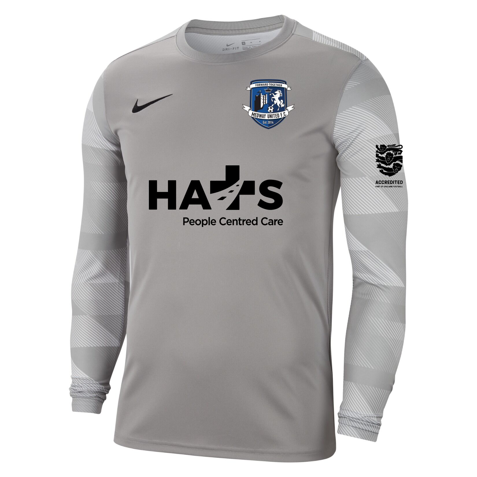 Nike Park IV Goalkeeper Dri-FIT Jersey - Pewter Grey/White/Black
