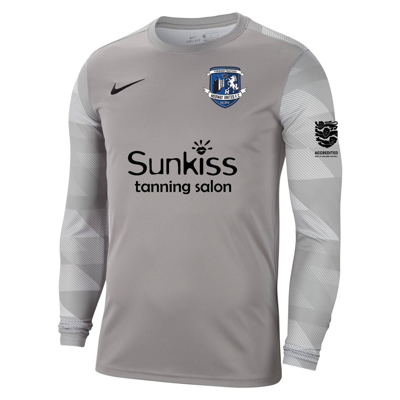 Nike Park IV Goalkeeper Dri-FIT Jersey - Pewter Grey/White/Black