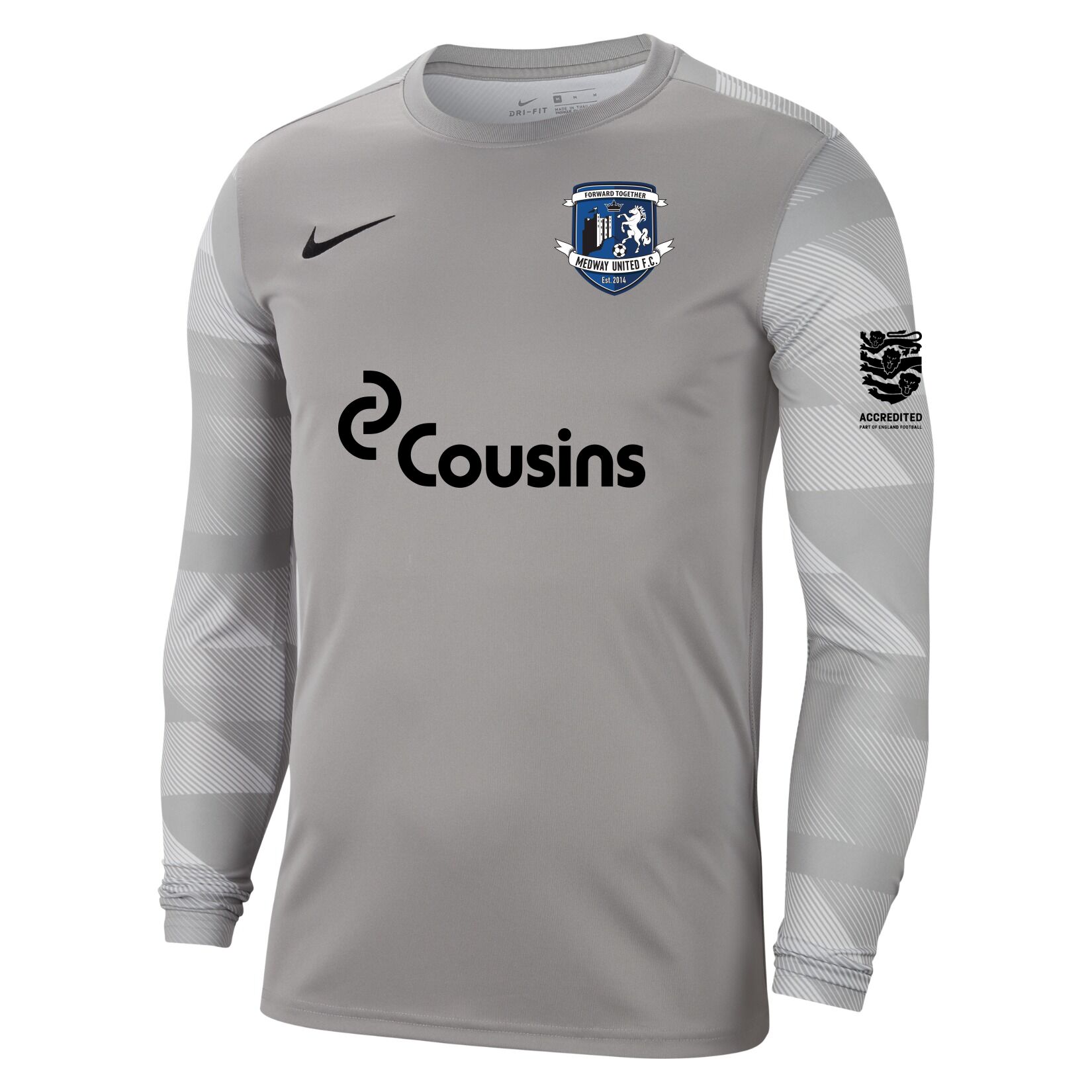 Nike Park IV Goalkeeper Dri-FIT Jersey - Pewter Grey/White/Black
