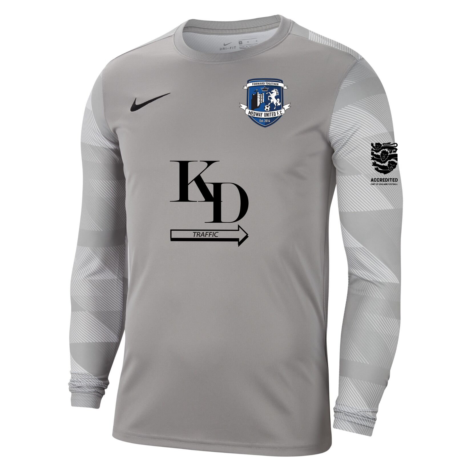 Nike Park IV Goalkeeper Dri-FIT Jersey - Pewter Grey/White/Black