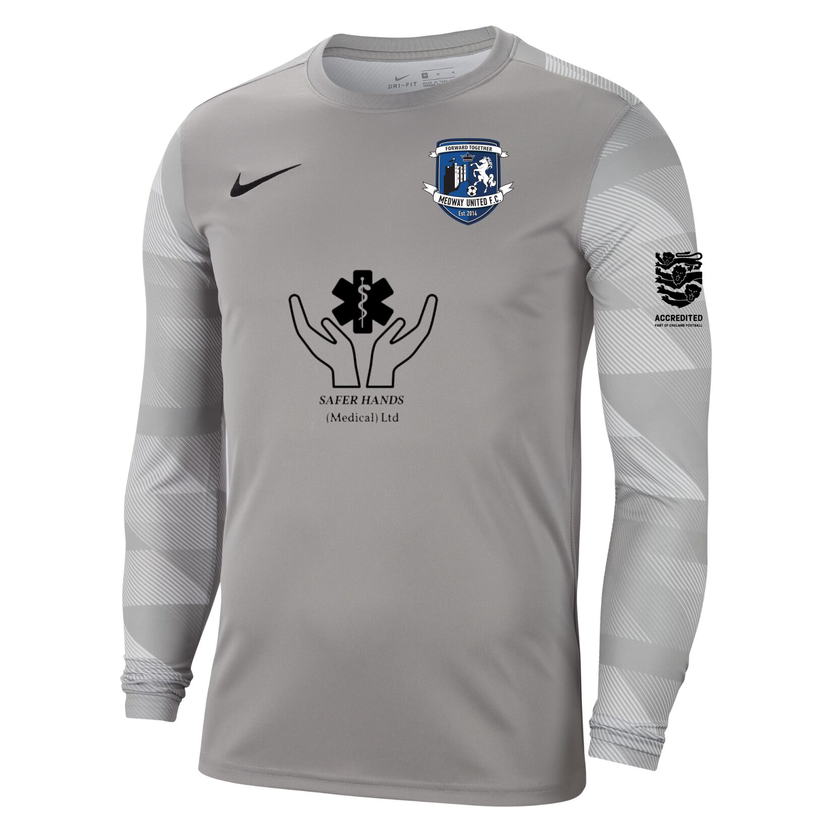 Nike Park IV Goalkeeper Dri-FIT Jersey - Pewter Grey/White/Black