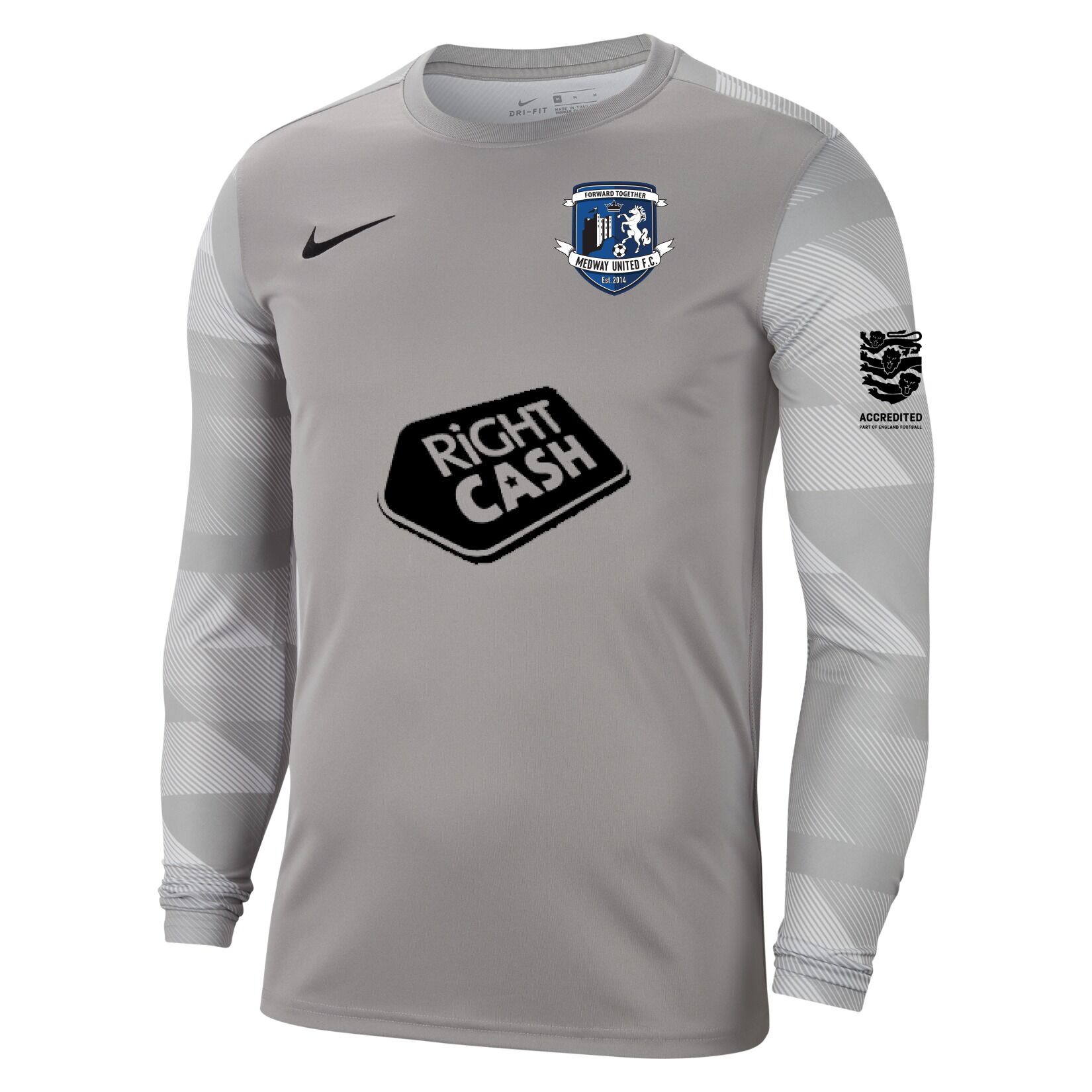 Nike Park IV Goalkeeper Dri-FIT Jersey - Pewter Grey/White/Black