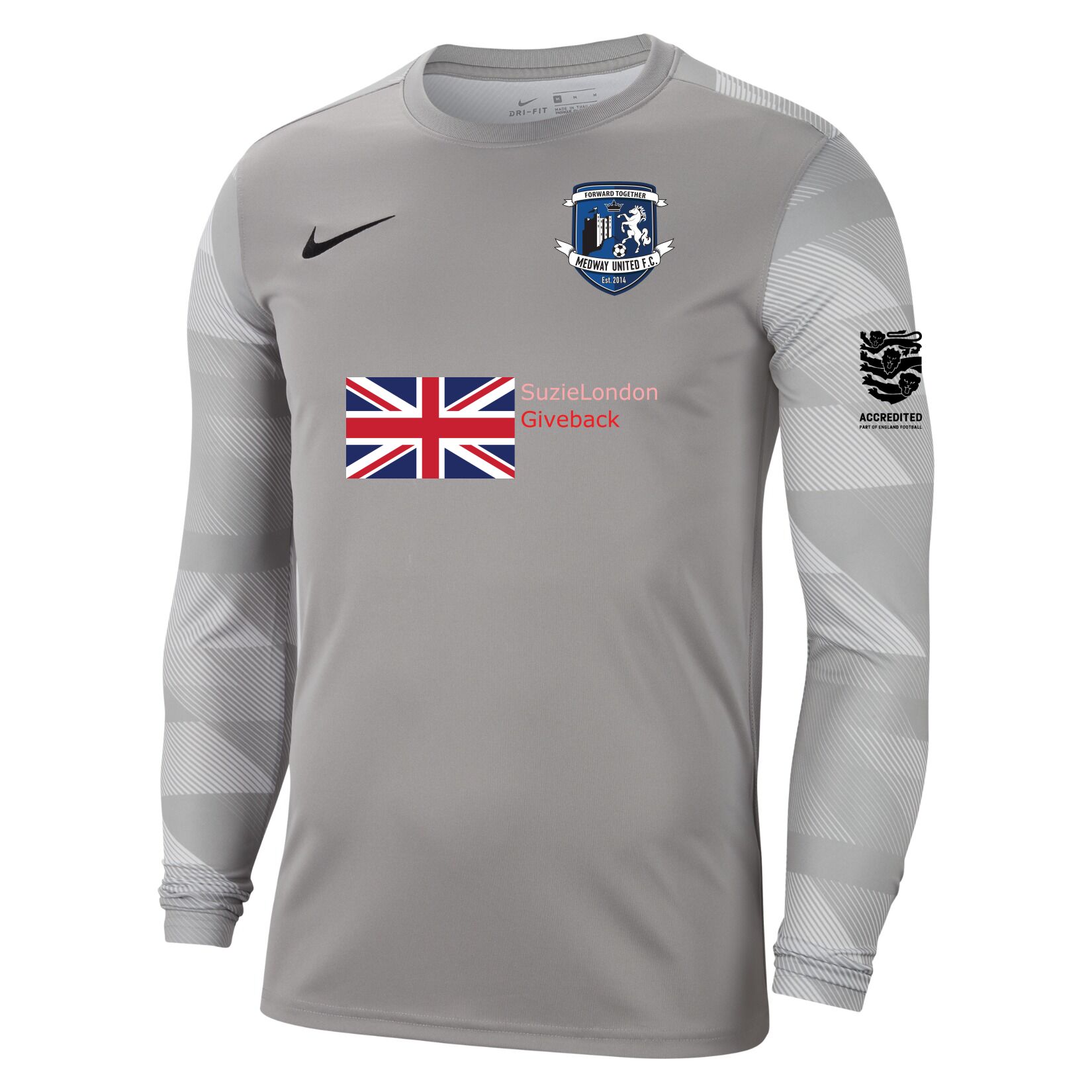 Nike Park IV Goalkeeper Dri-FIT Jersey - Pewter Grey/White/Black