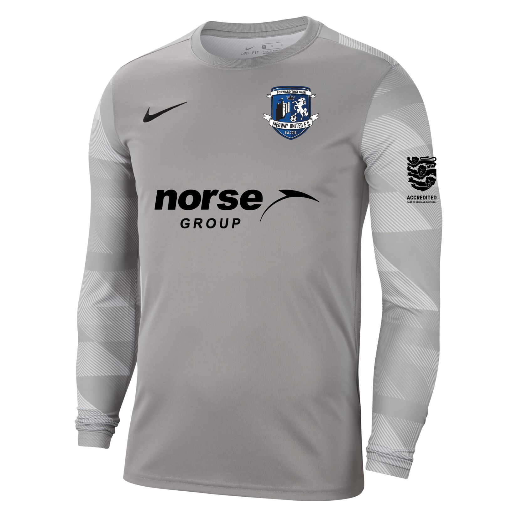 Nike Park IV Goalkeeper Dri-FIT Jersey - Pewter Grey/White/Black