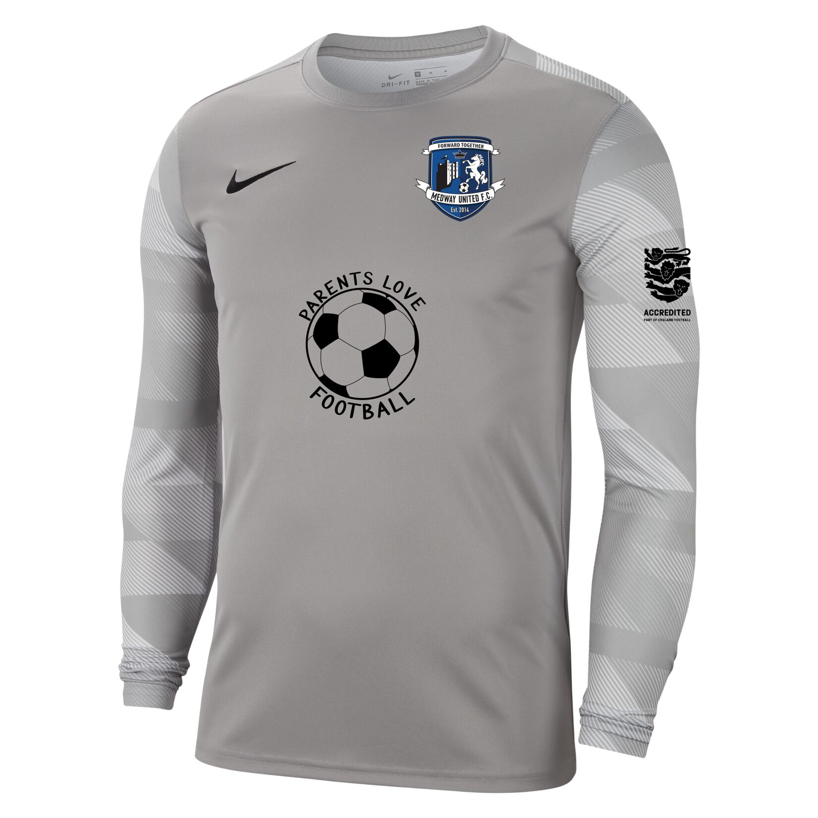 Nike Park IV Goalkeeper Dri-FIT Jersey - Pewter Grey/White/Black