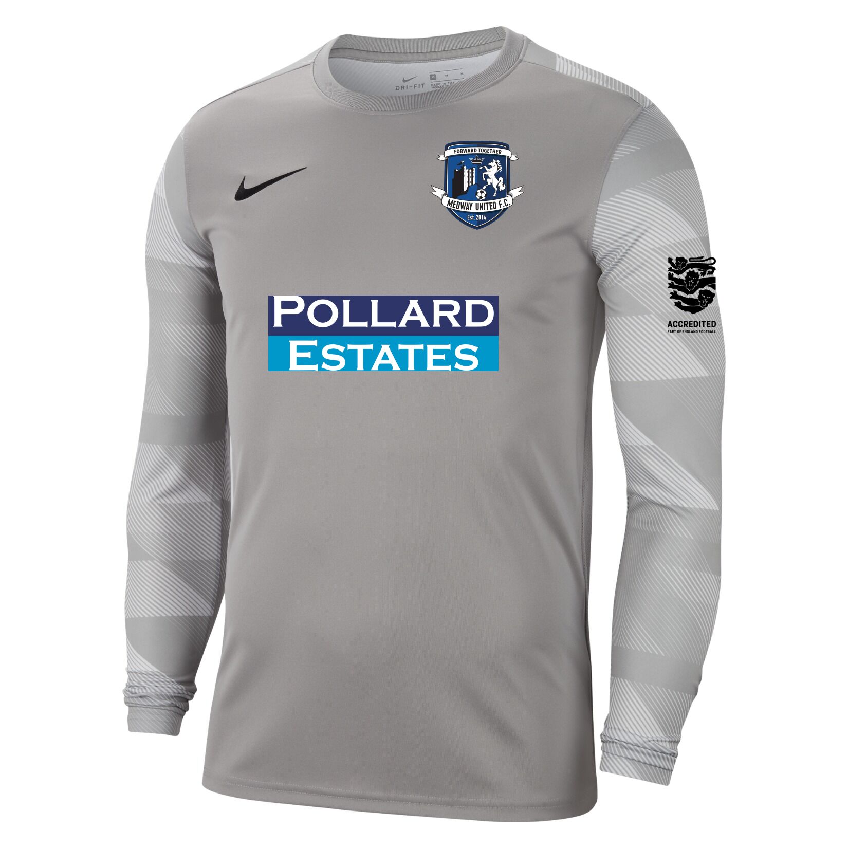 Nike Park IV Goalkeeper Dri-FIT Jersey - Pewter Grey/White/Black