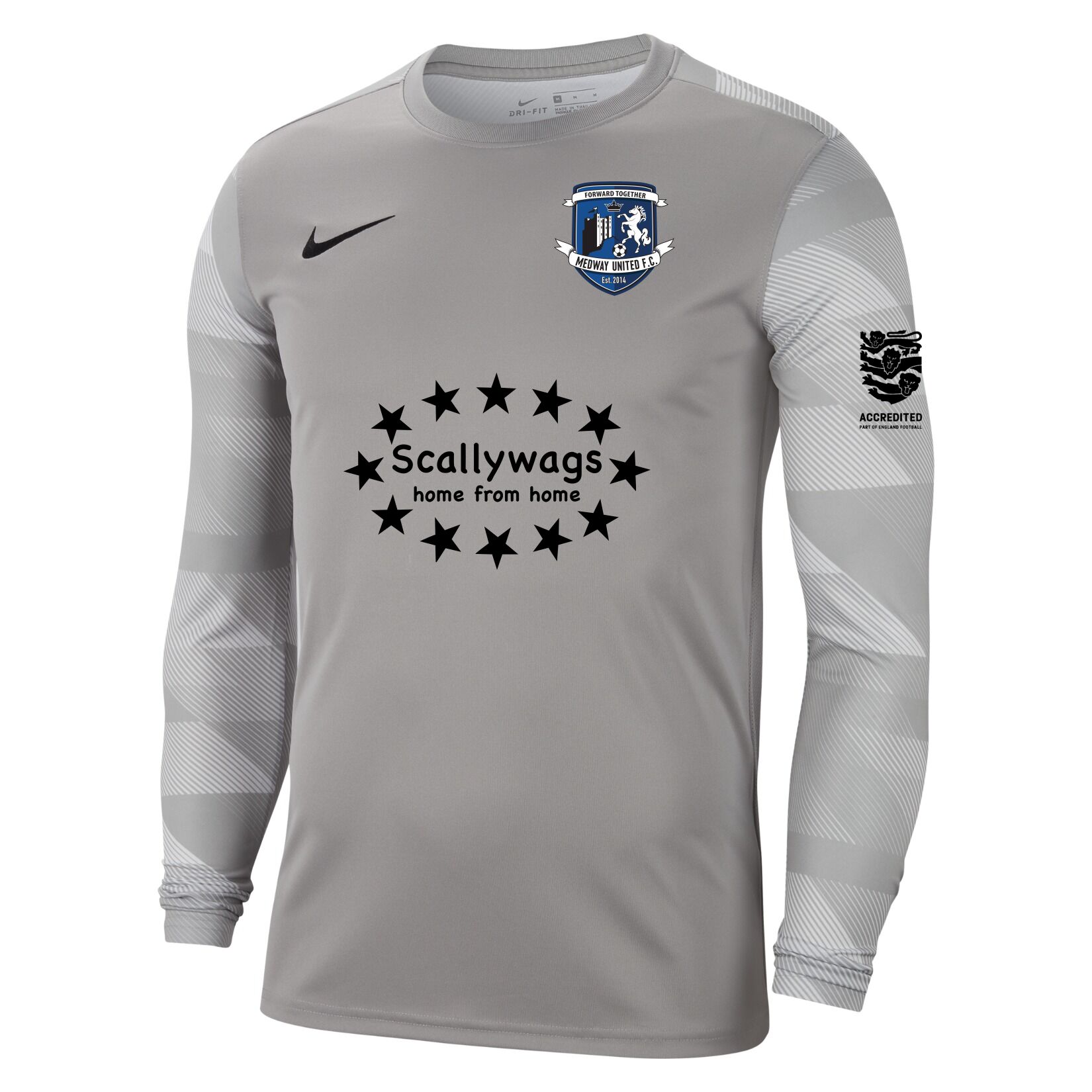 Nike Park IV Goalkeeper Dri-FIT Jersey - Pewter Grey/White/Black