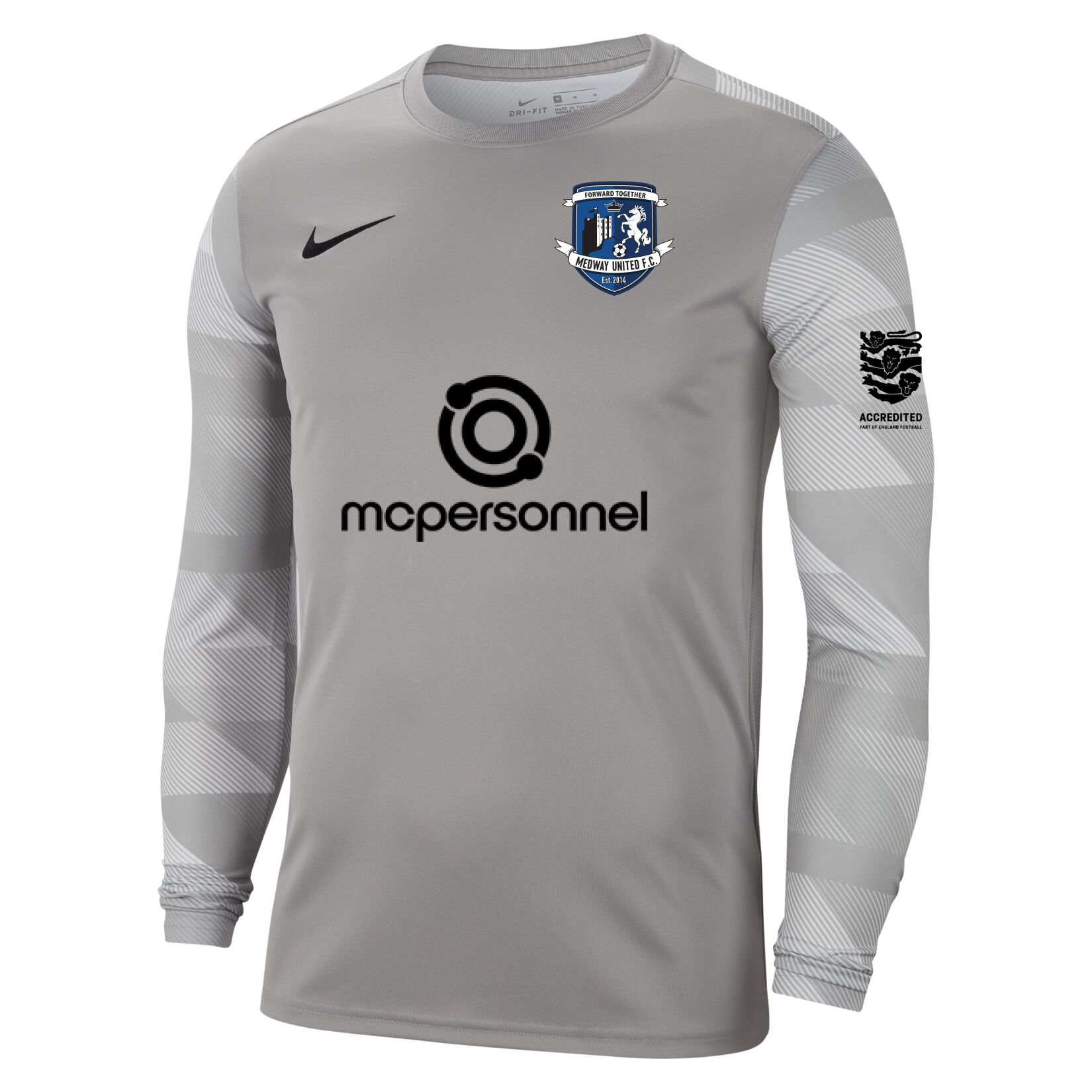 Nike Park IV Goalkeeper Dri-FIT Jersey - Pewter Grey/White/Black