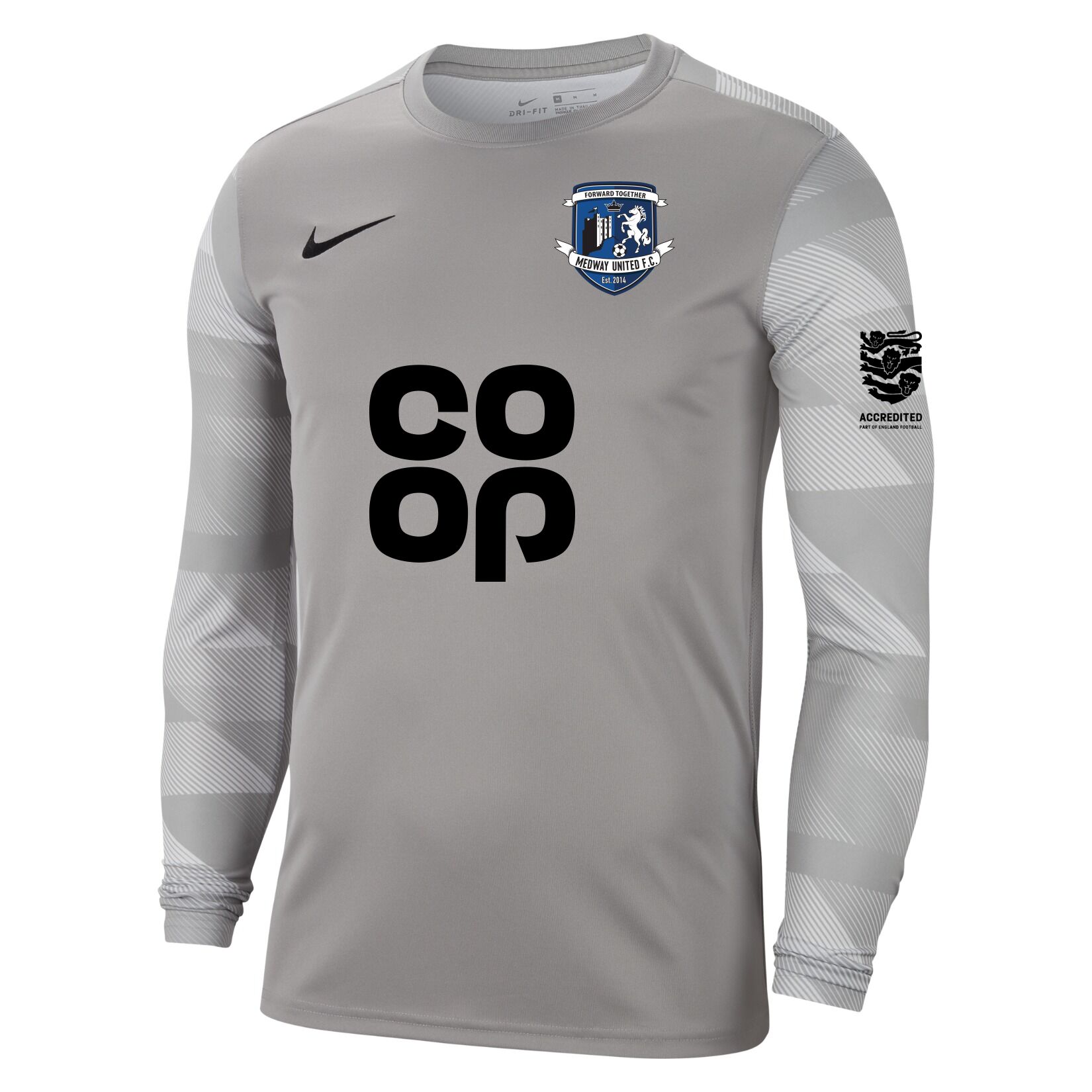 Nike Park IV Goalkeeper Dri-FIT Jersey - Pewter Grey/White/Black