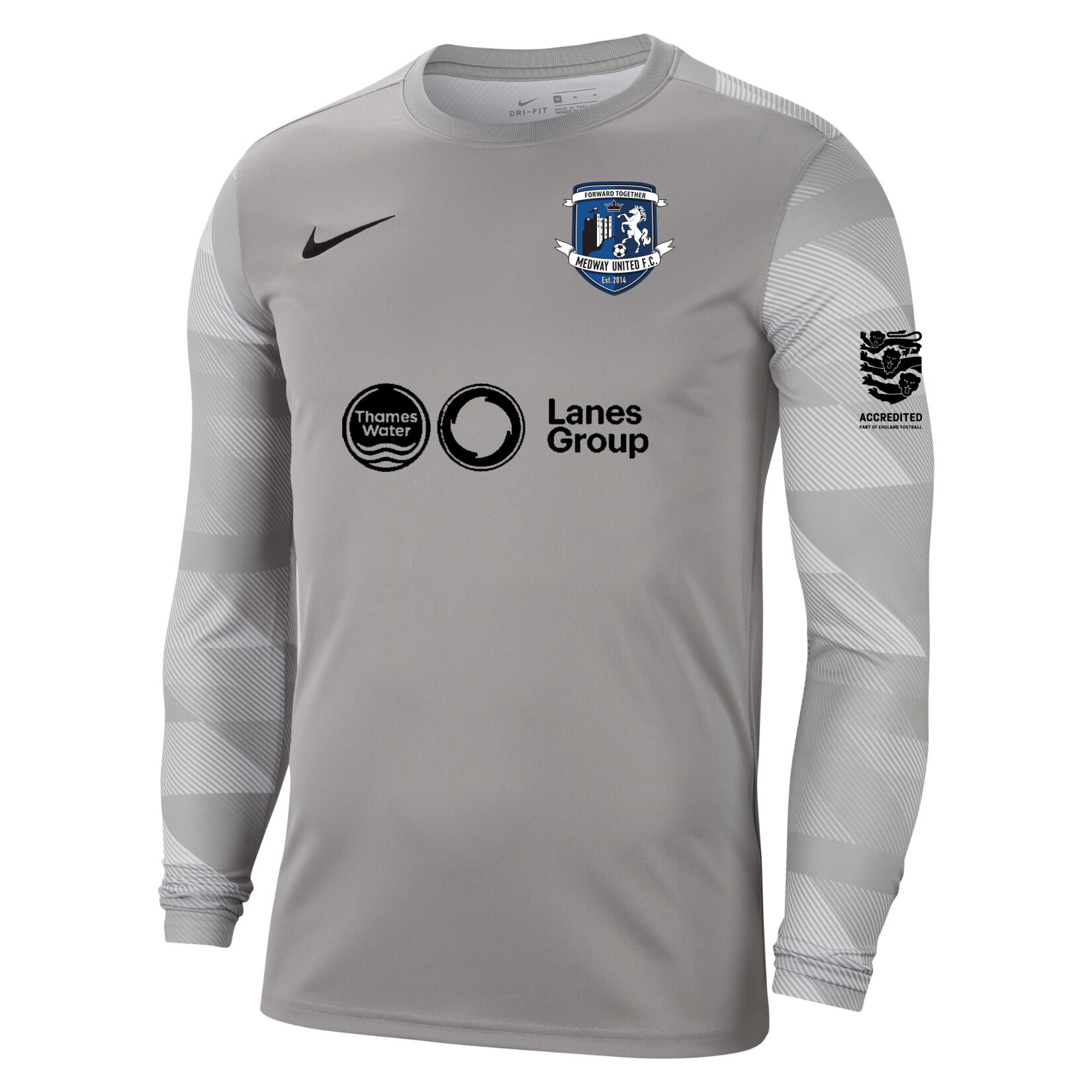 Nike Park IV Goalkeeper Dri-FIT Jersey - Pewter Grey/White/Black
