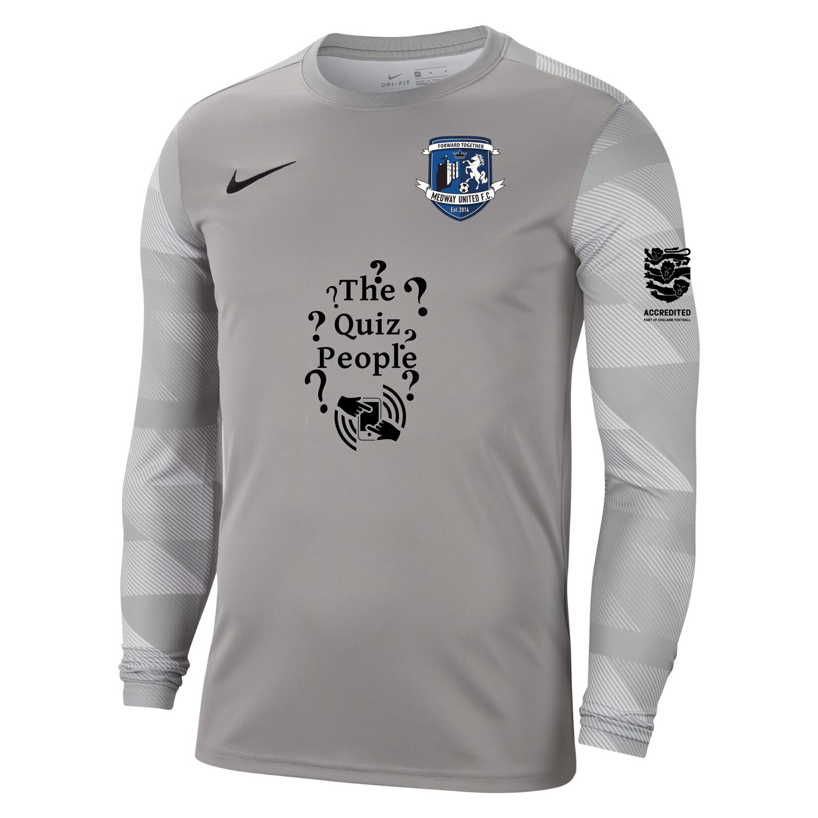 Nike Park IV Goalkeeper Dri-FIT Jersey - Pewter Grey/White/Black