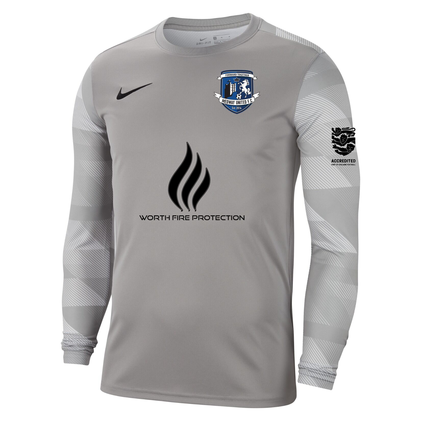 Nike Park IV Goalkeeper Dri-FIT Jersey - Pewter Grey/White/Black