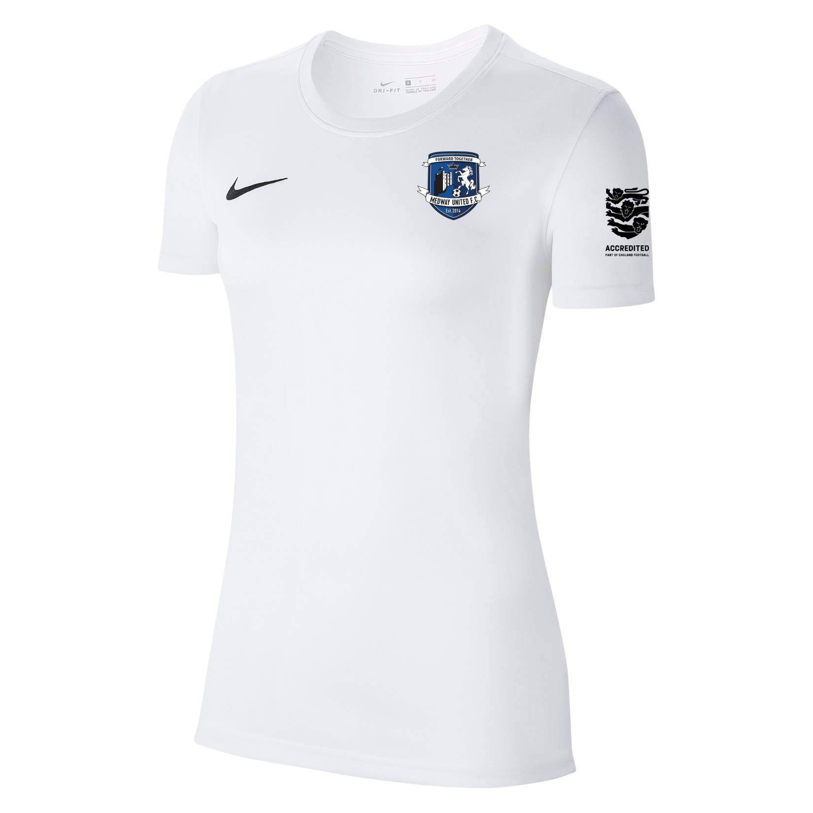 Nike Park VII Dri-FIT Womens Short Sleeve Shirt - White/Black