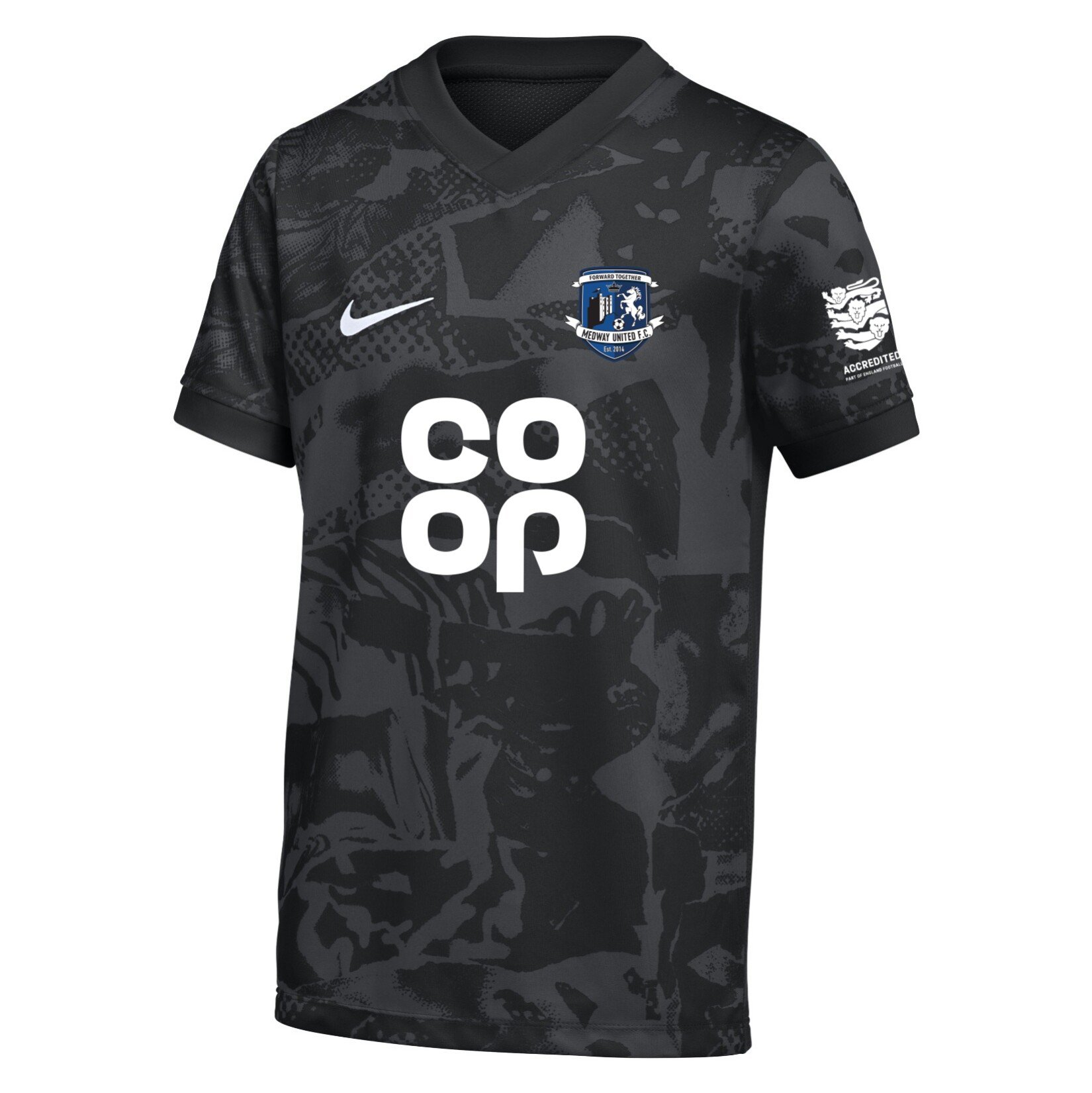 Nike Dri-FIT Precision VII Jersey - Black/Cool Grey/White