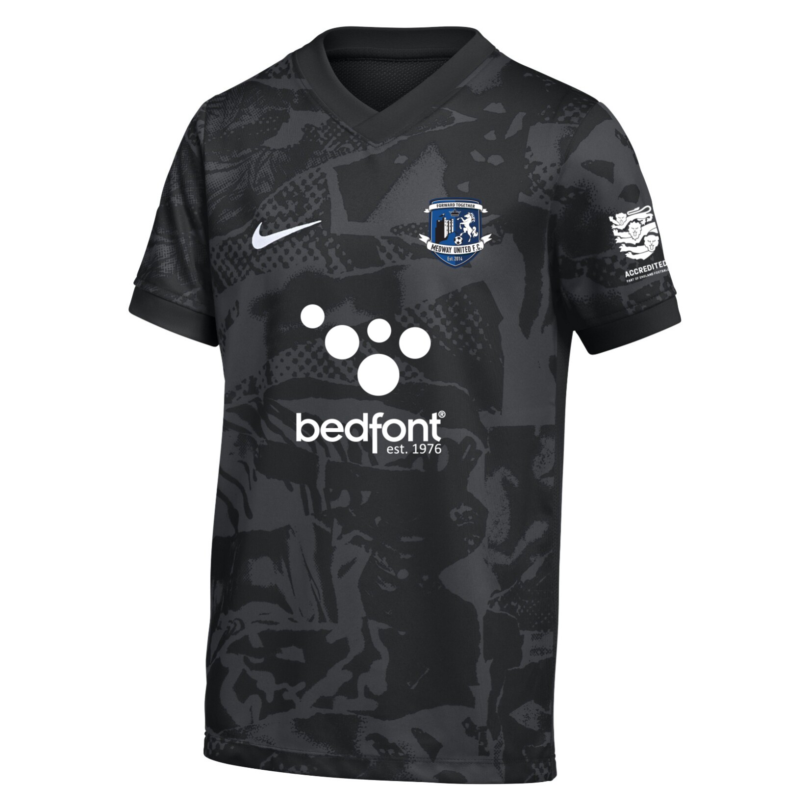 Nike Dri-FIT Precision VII Jersey - Black/Cool Grey/White