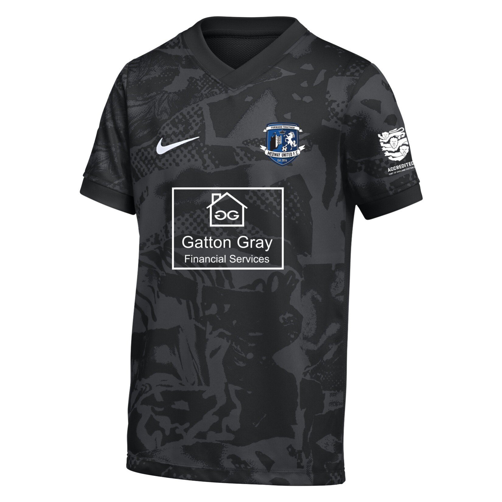 Nike Dri-FIT Precision VII Jersey - Black/Cool Grey/White