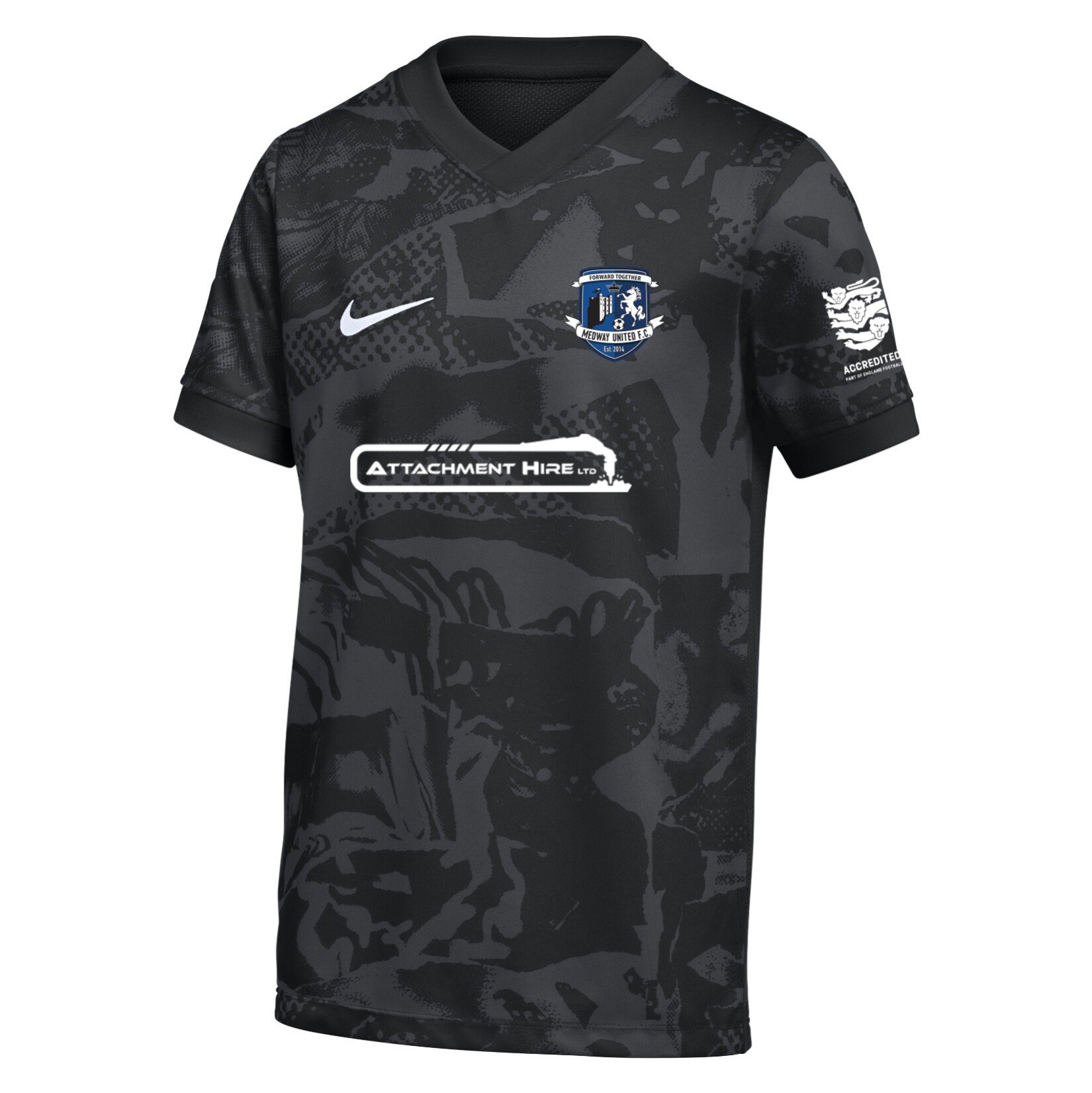 Nike Dri-FIT Precision VII Jersey - Black/Cool Grey/White