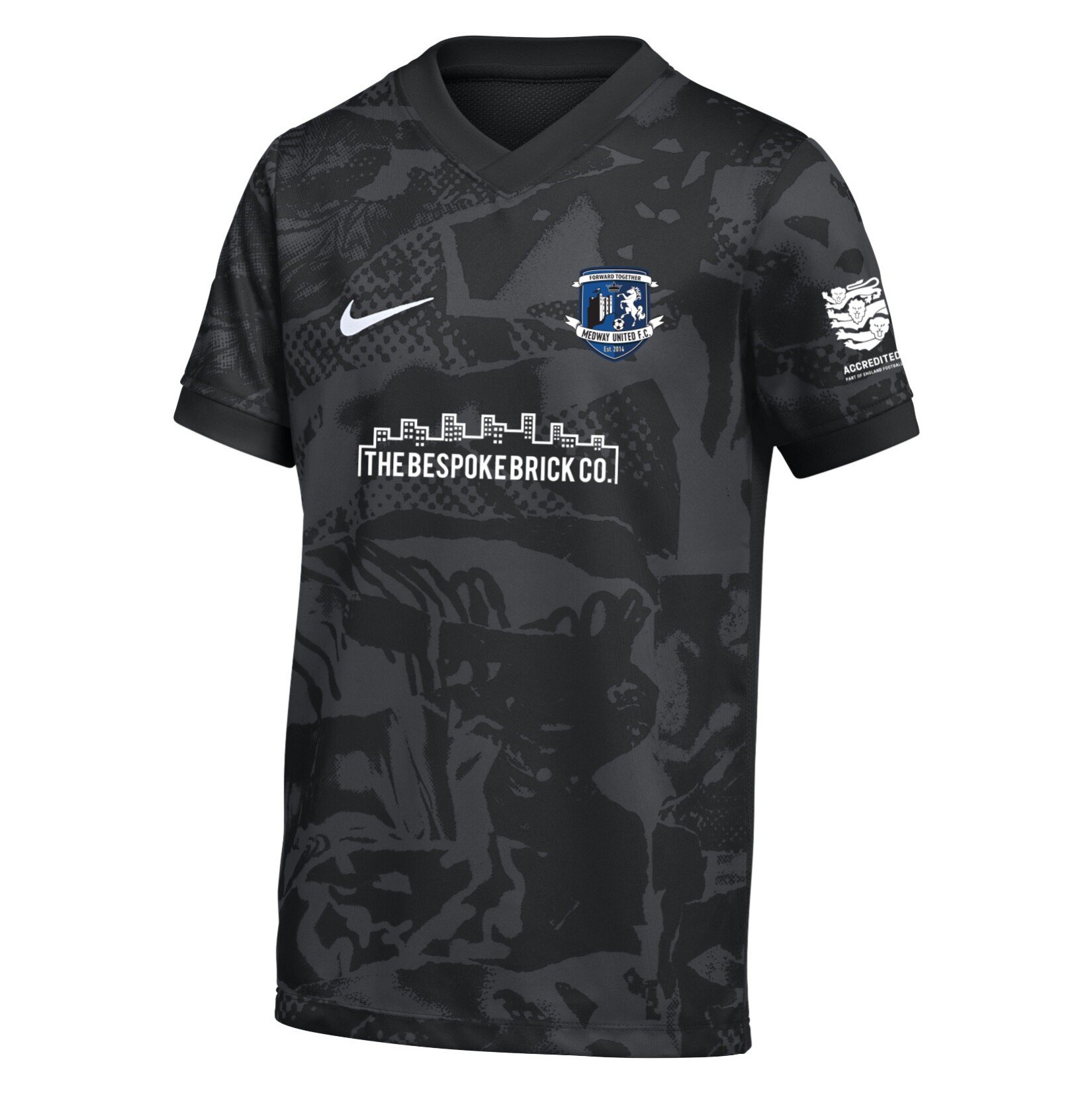 Nike Dri-FIT Precision VII Jersey - Black/Cool Grey/White