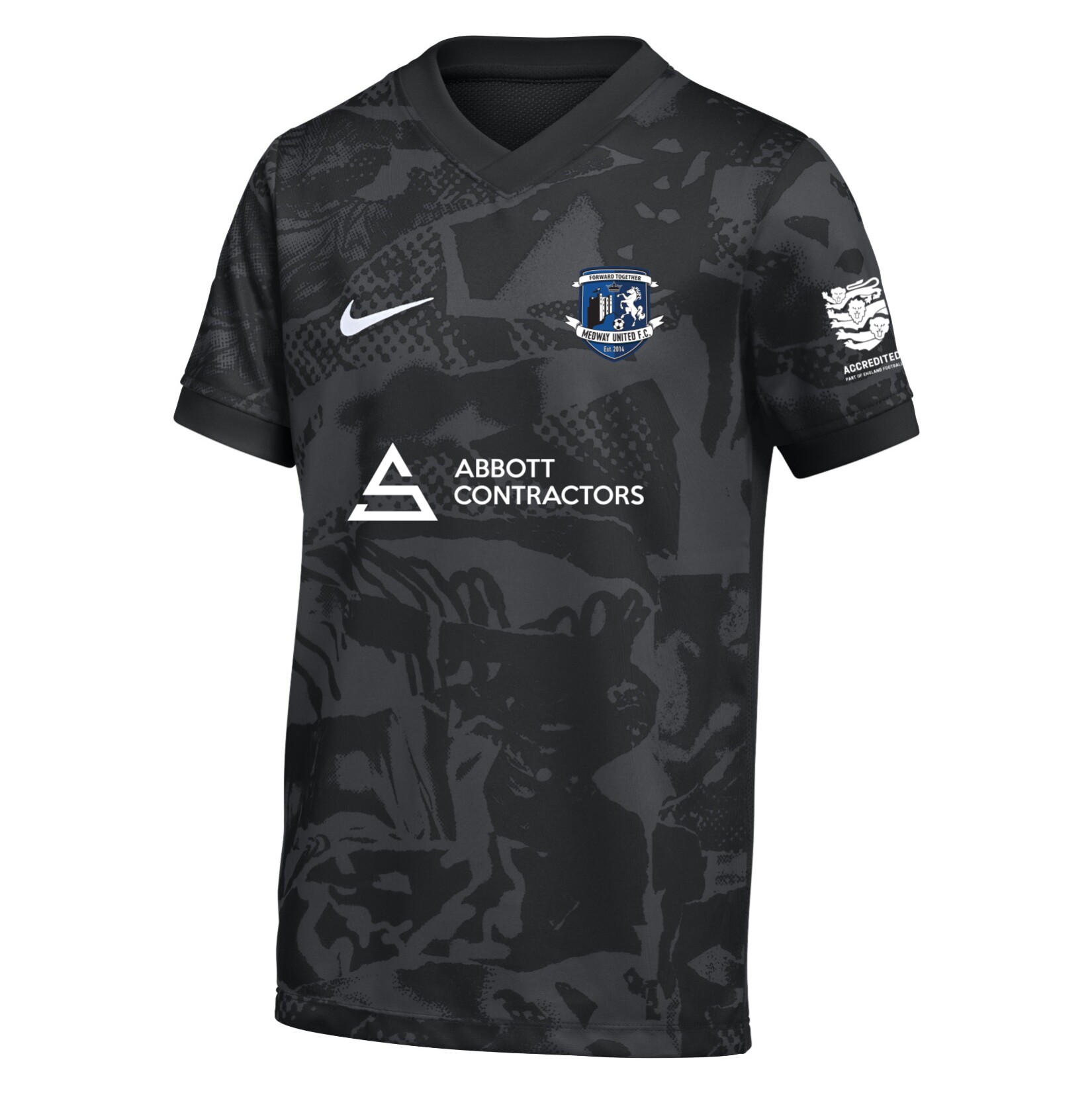 Nike Dri-FIT Precision VII Jersey - Black/Cool Grey/White
