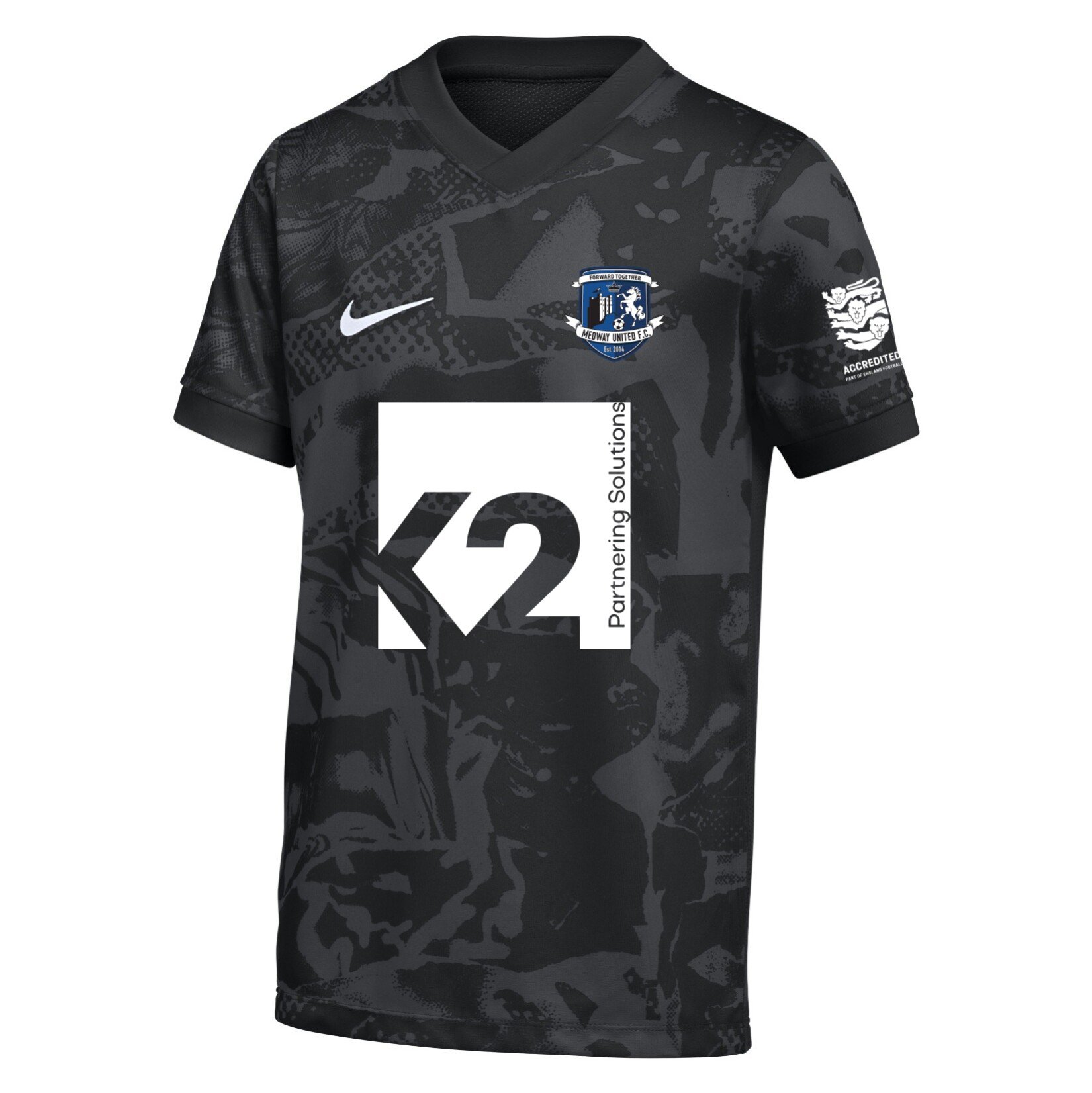 Nike Dri-FIT Precision VII Jersey - Black/Cool Grey/White