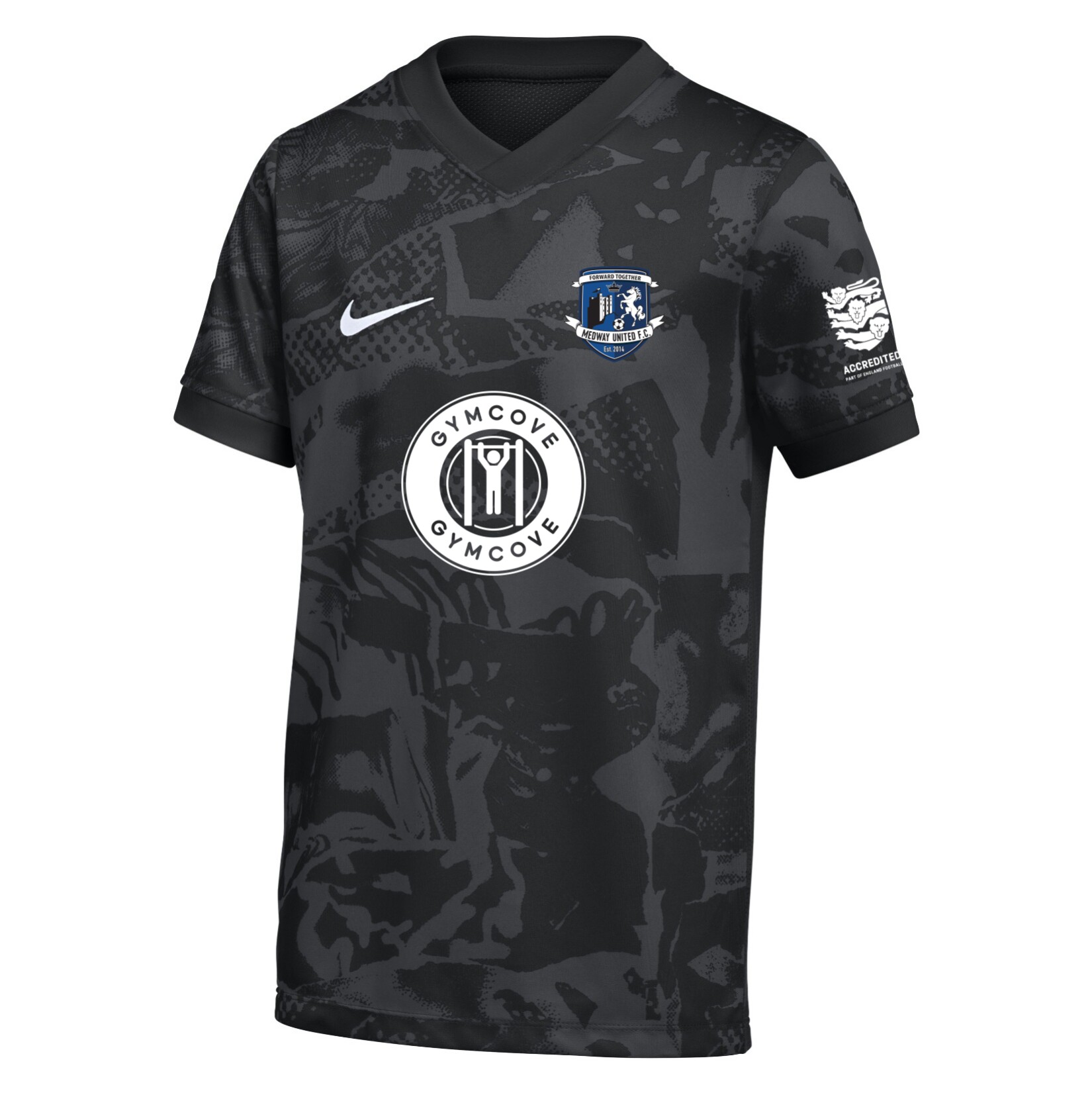 Nike Dri-FIT Precision VII Jersey - Black/Cool Grey/White