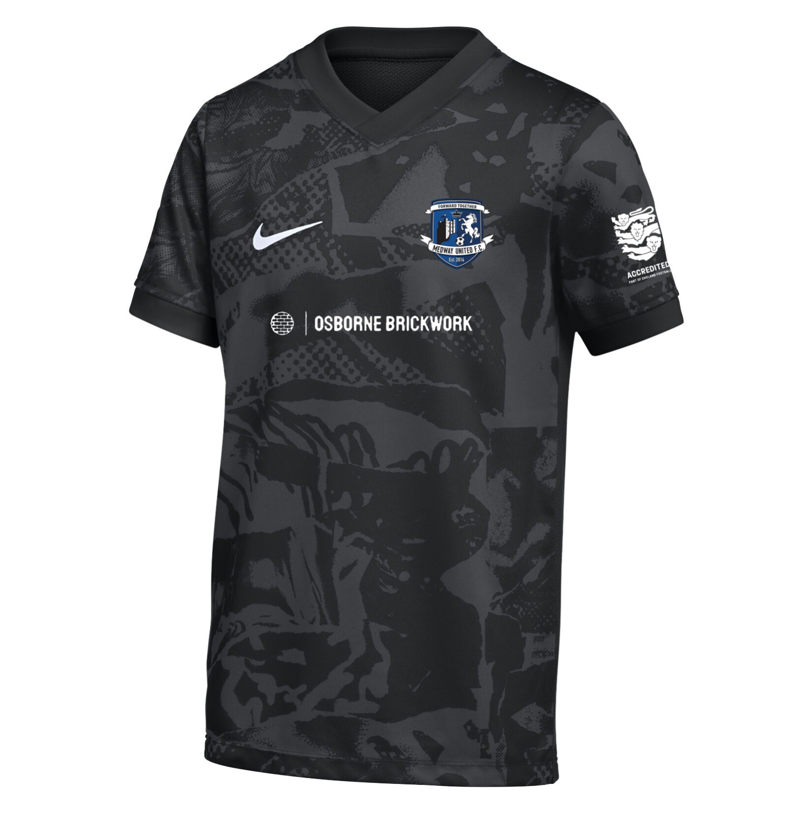 Nike Dri-FIT Precision VII Jersey - Black/Cool Grey/White