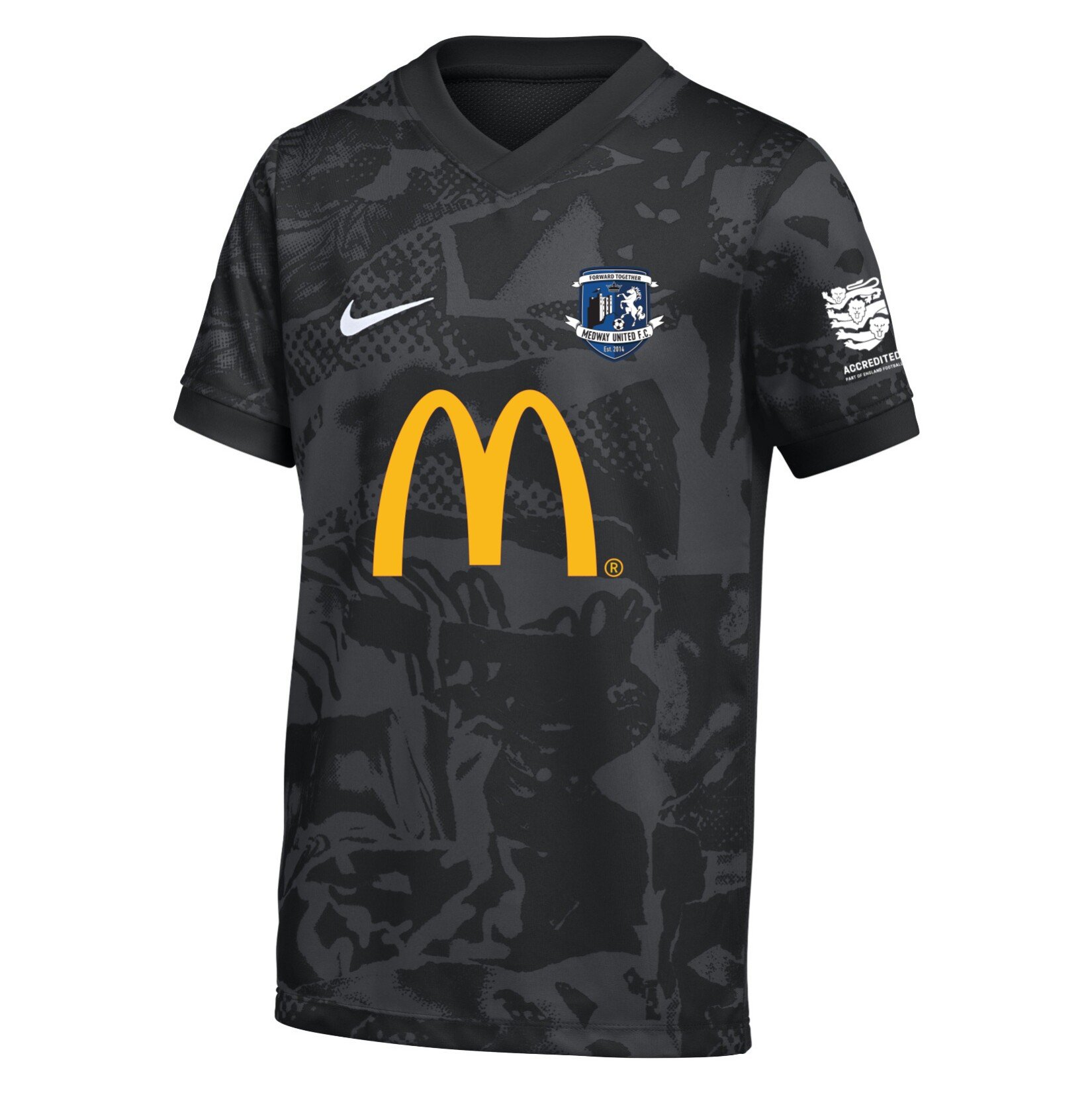 Nike Dri-FIT Precision VII Jersey - Black/Cool Grey/White